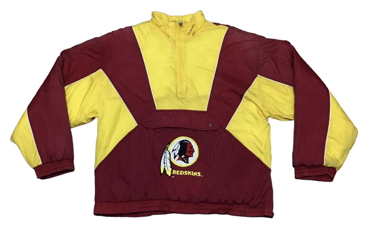 NFL Rare Design Vintage Team NFL Red Skin Anorak Jacket 1990s Size US L / EU 52-54 / 3 - 1 Thumbnail