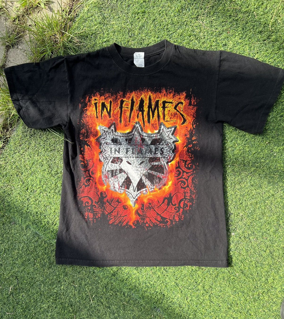 Vintage Inflames Rock Band