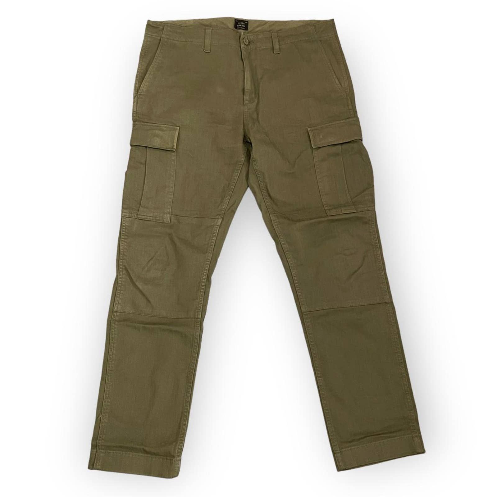 J.Crew J Crew Olive Forest Green Khaki Cargo Pants Mens Size US 34 / EU 50 - 1 Thumbnail