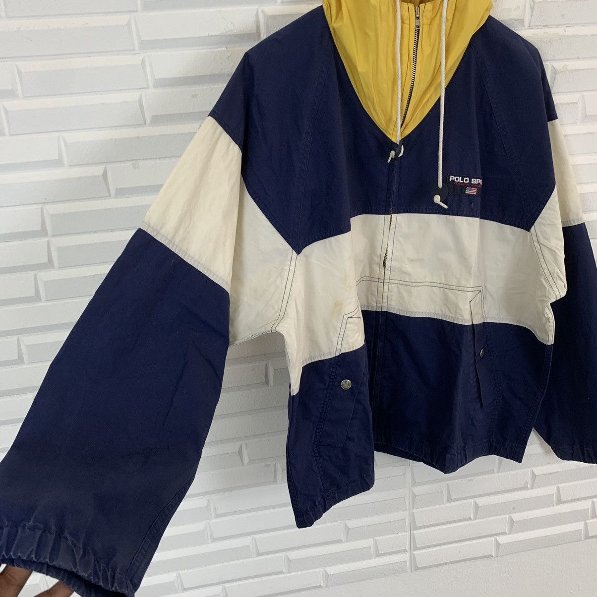Polo Ralph Lauren × Ralph Lauren × Vintage 💥Polo Sport by Ralph Lauren zipper jacket hoodie Size US L / EU 52-54 / 3 - 8 Thumbnail