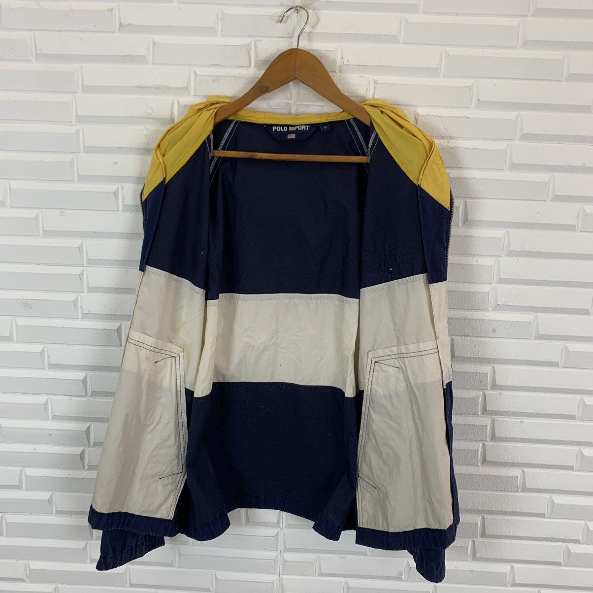 Polo Ralph Lauren × Ralph Lauren × Vintage 💥Polo Sport by Ralph Lauren zipper jacket hoodie Size US L / EU 52-54 / 3 - 13 Thumbnail