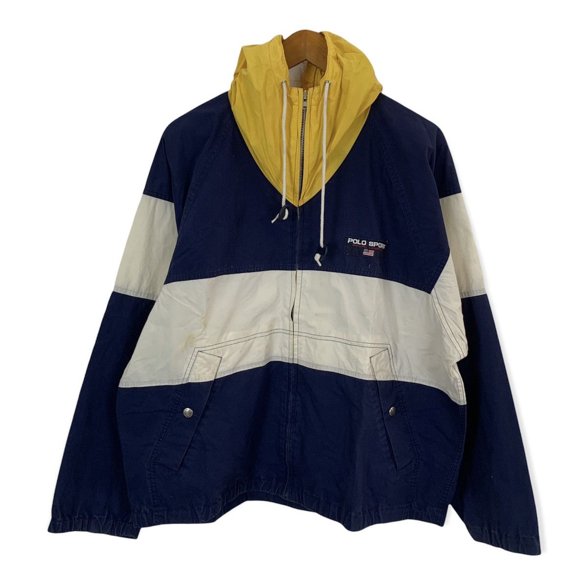 Polo Ralph Lauren × Ralph Lauren × Vintage 💥Polo Sport by Ralph Lauren zipper jacket hoodie Size US L / EU 52-54 / 3 - 1 Thumbnail