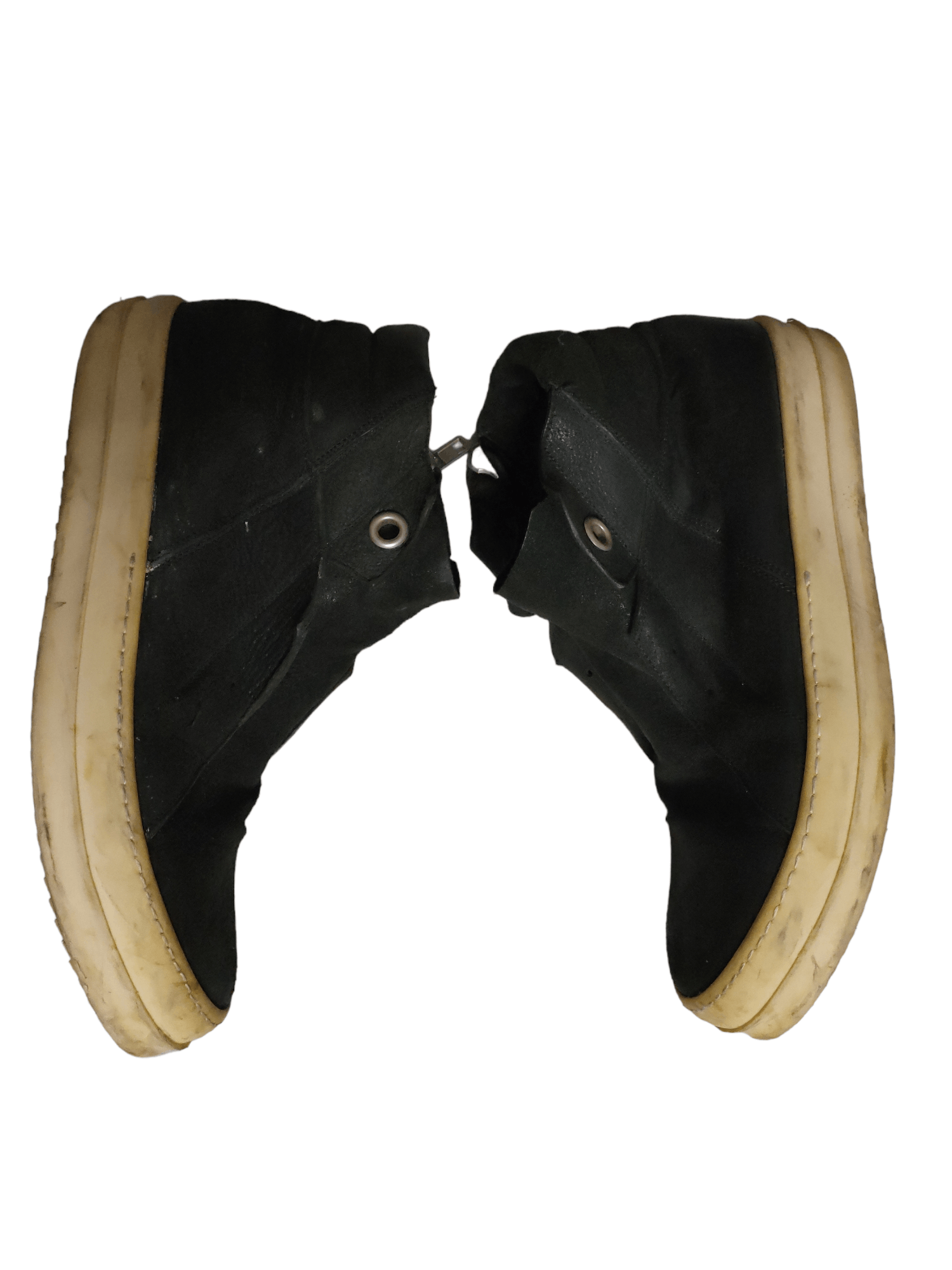 Rick Owens 🔥RARE ITEM🔥 Rick Owens Island Dunks Black Suede Leather Size US 9 / EU 42 - 3 Thumbnail