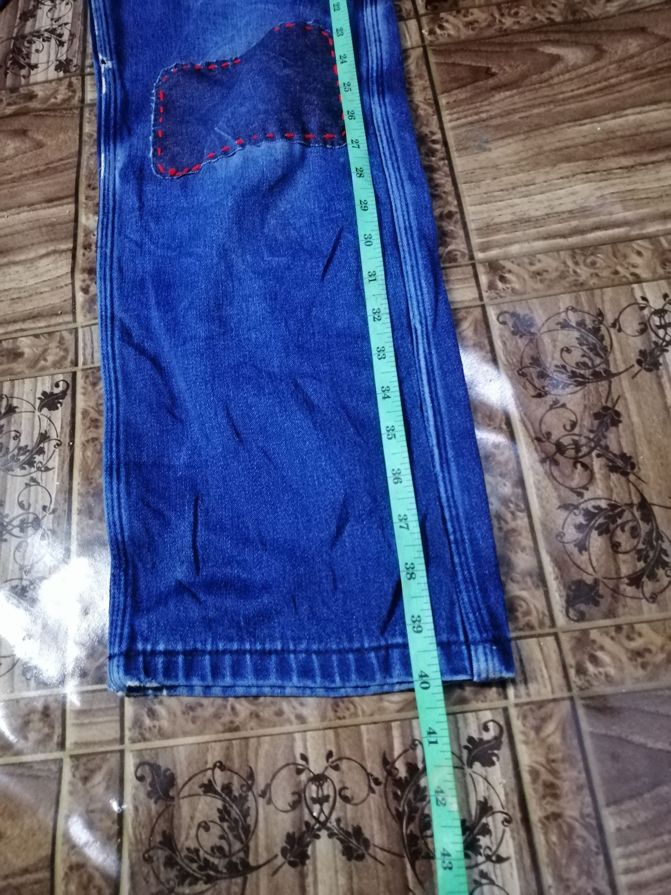 A.P.C. × Japanese Brand Apc Work Wear Destroyed Patches Pant Slim Fit Size US 29 - 7 Thumbnail