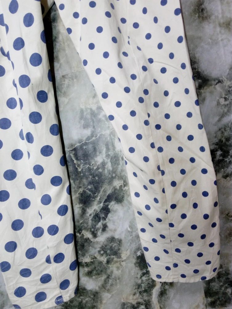 Japanese Brand Bit Blue Buble Dot Full Print Carrot Pant Size US 34 / EU 50 - 3 Thumbnail