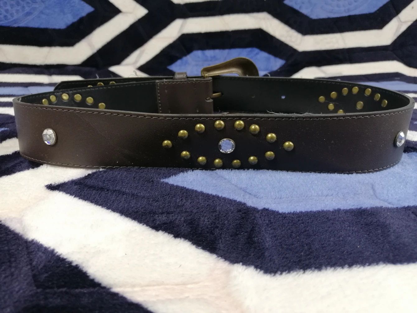 Japanese Brand × Other Big Buckle Belt Diamond Spikes Size ONE SIZE - 2 Thumbnail