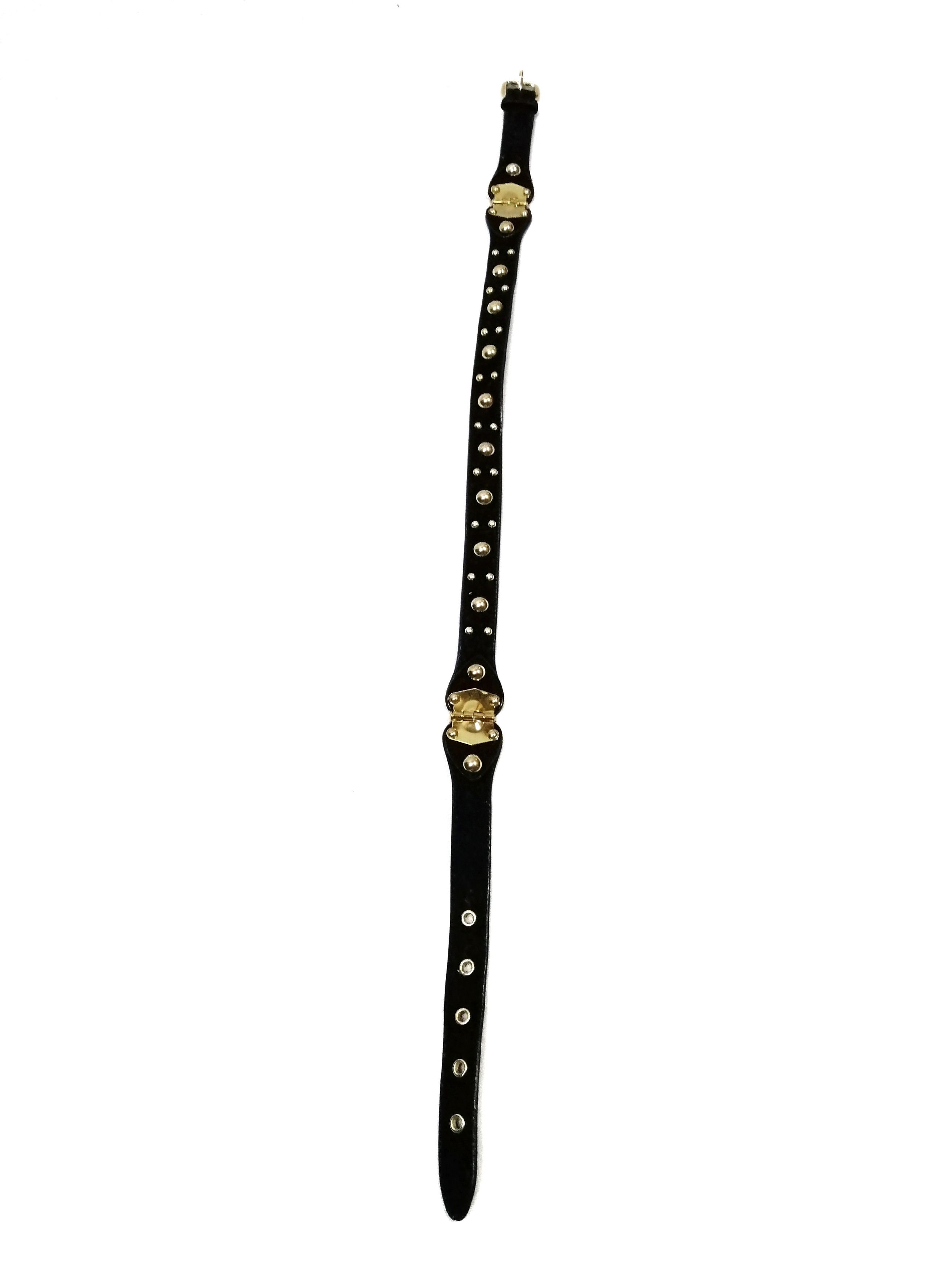 Japanese Brand × Other Mng Gold Buckle Angkel Leather Belt Size ONE SIZE - 4 Thumbnail