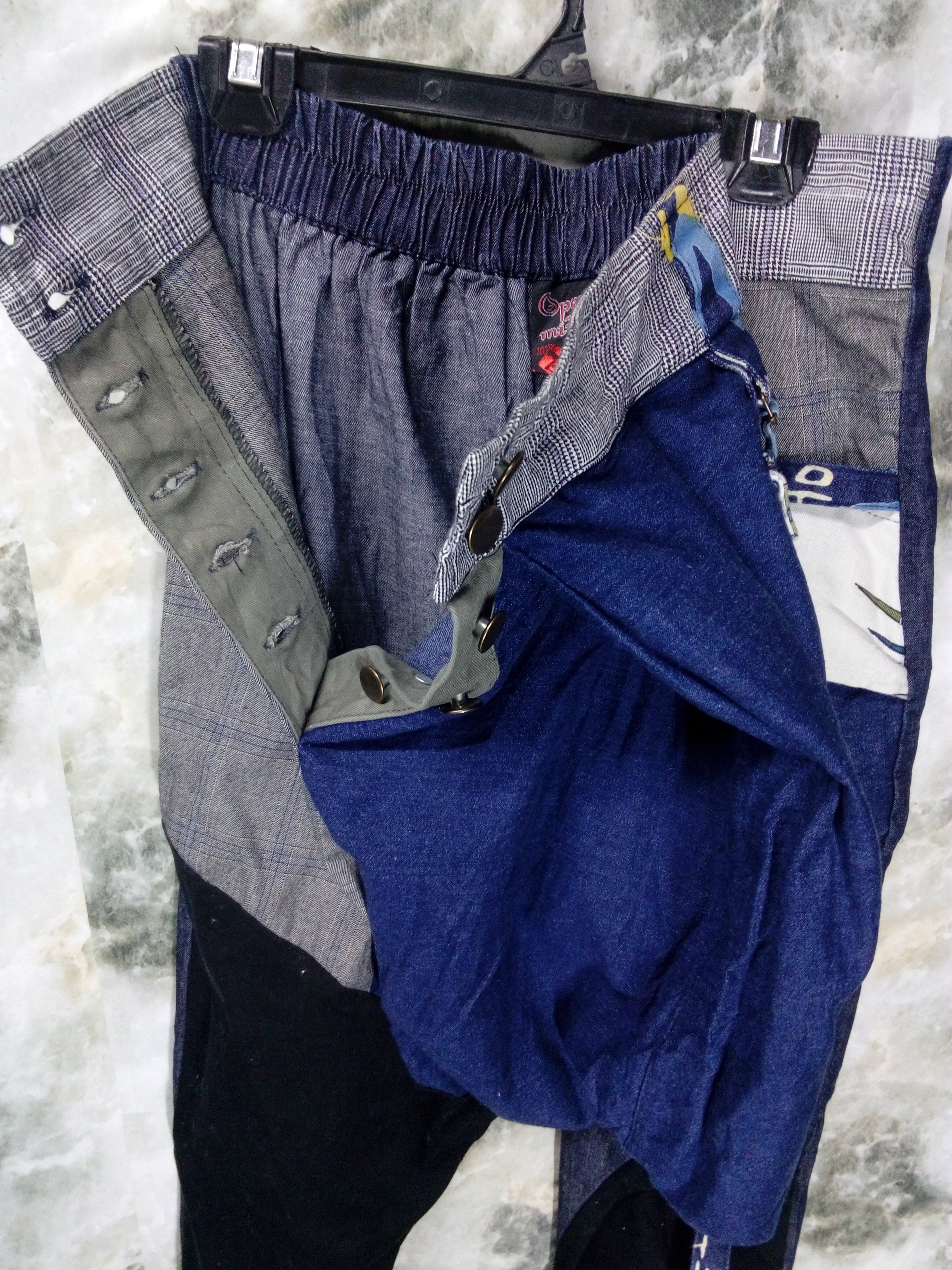 Japanese Brand Rare Hybrids Patches Casual Pant Size US 33 - 3 Thumbnail