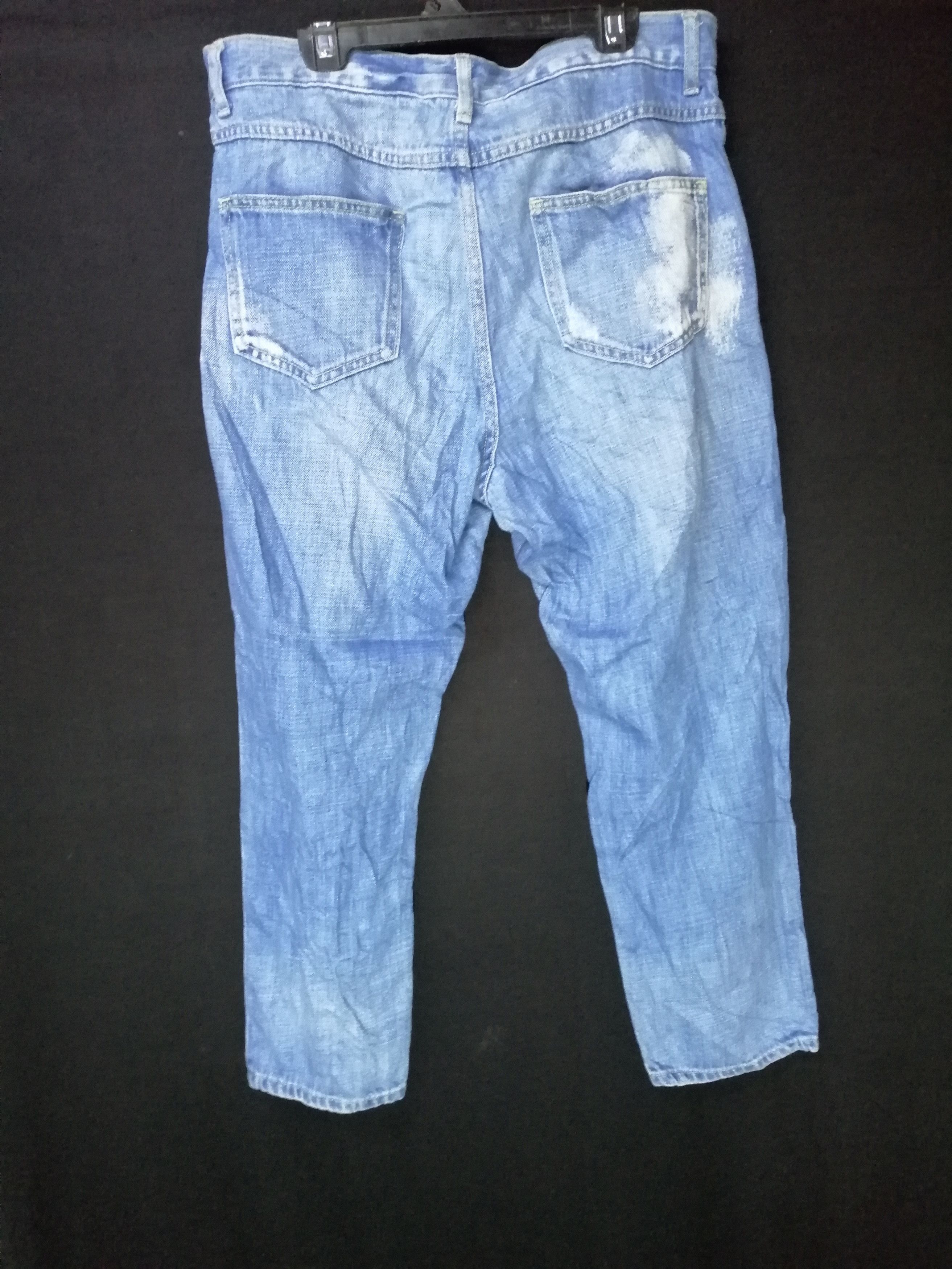 Japanese Brand Niko And Jeans Patches Work Sashiko Slim Fit Size US 32 / EU 48 - 4 Thumbnail