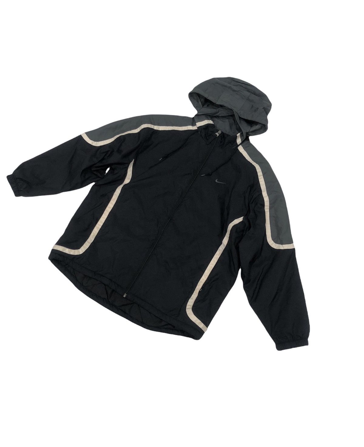 Nike × Vintage Vintage 90’s NIKE Light Puffer Packable Hoodie Jacket Size US M / EU 48-50 / 2 - 2 Thumbnail