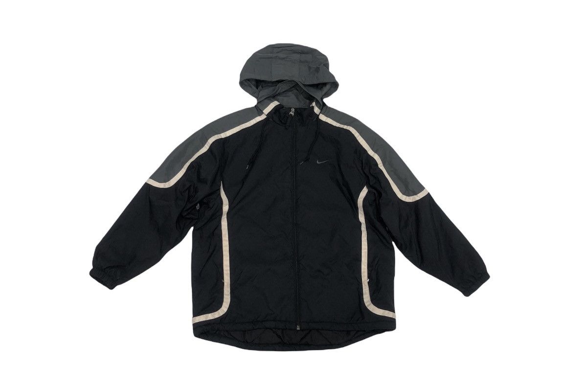 Nike × Vintage Vintage 90’s NIKE Light Puffer Packable Hoodie Jacket Size US M / EU 48-50 / 2 - 1 Thumbnail