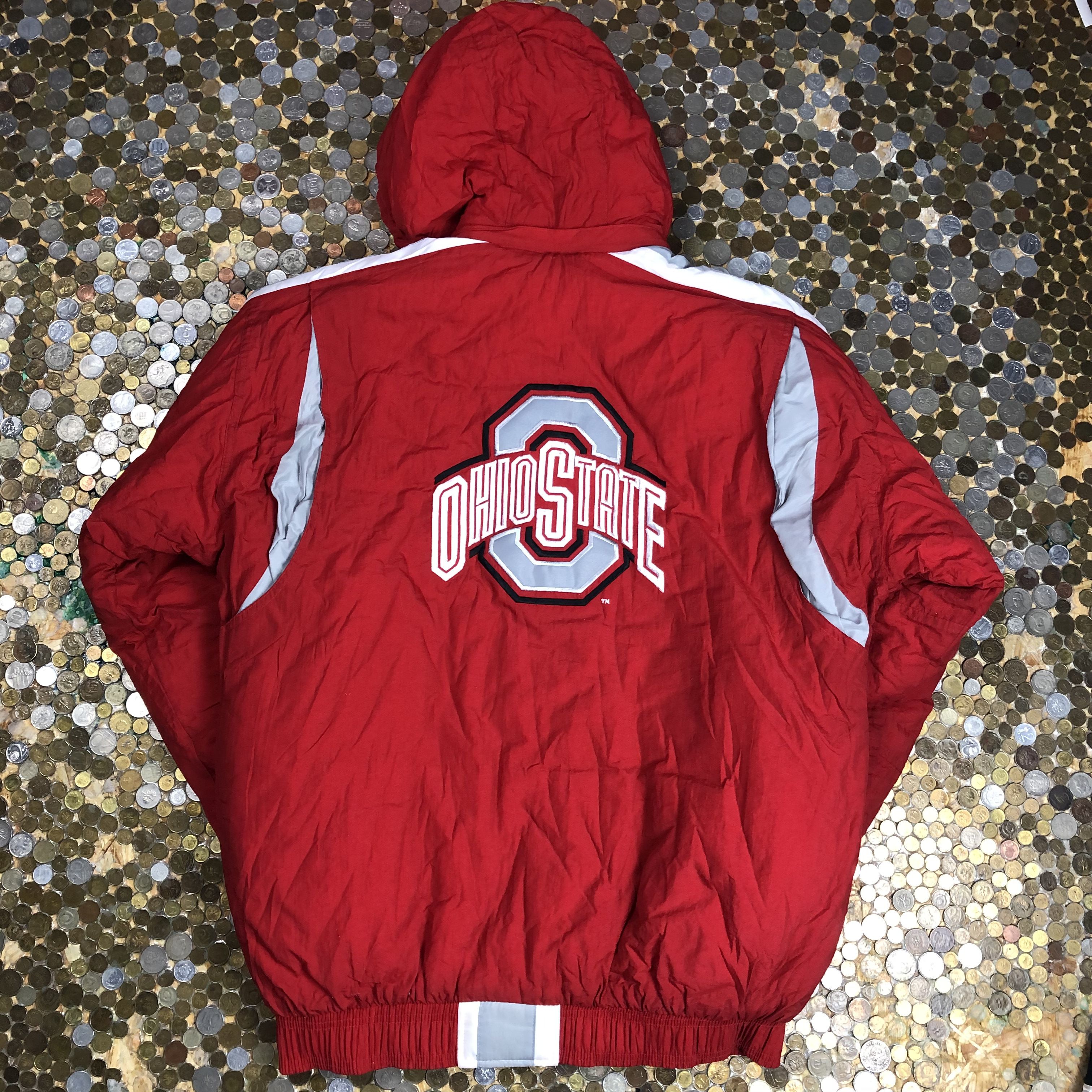 Starter × Vintage Starter Puffer Bomber jacket Ohio State University Buckeyes Size US L / EU 52-54 / 3 - 4 Thumbnail