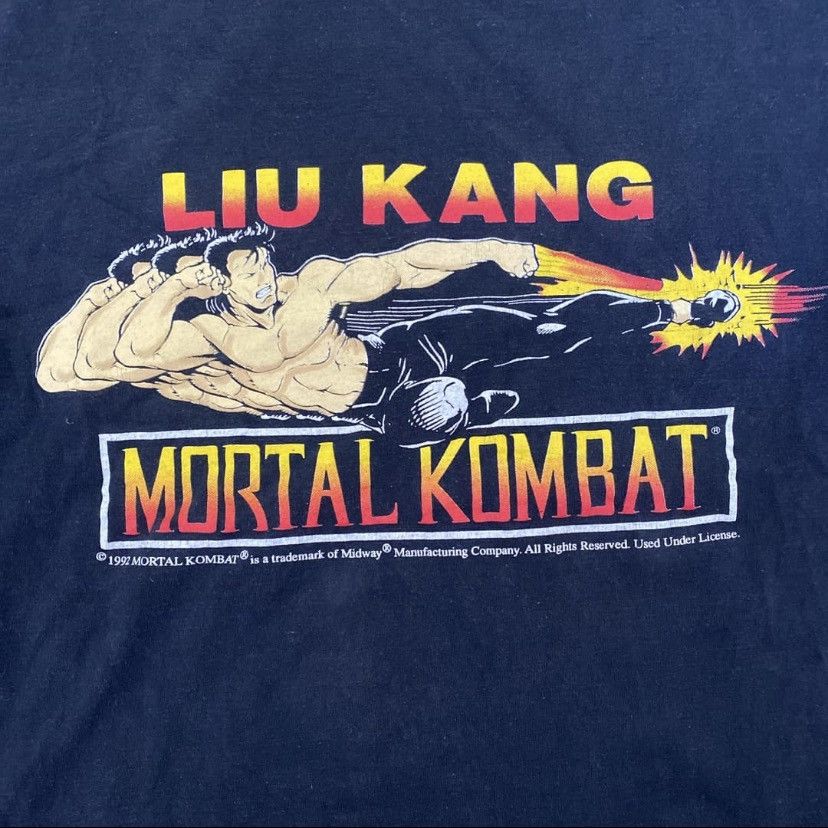 Vintage Liu Kang Mortal Kombat Shirt Size US XL / EU 56 / 4 - 1 Preview