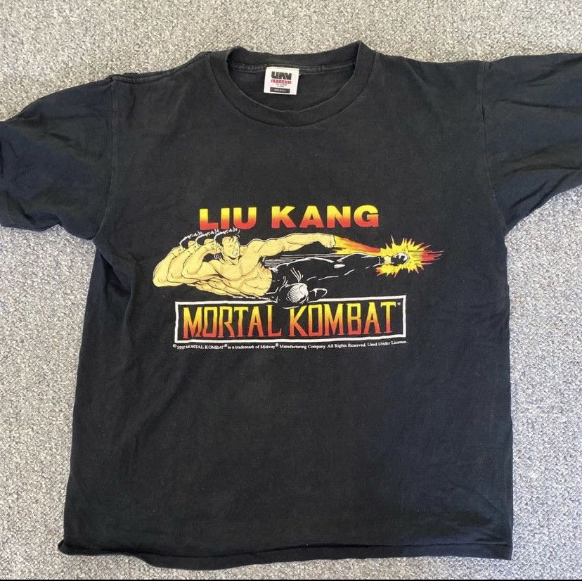 Vintage Liu Kang Mortal Kombat Shirt Size US XL / EU 56 / 4 - 2 Preview