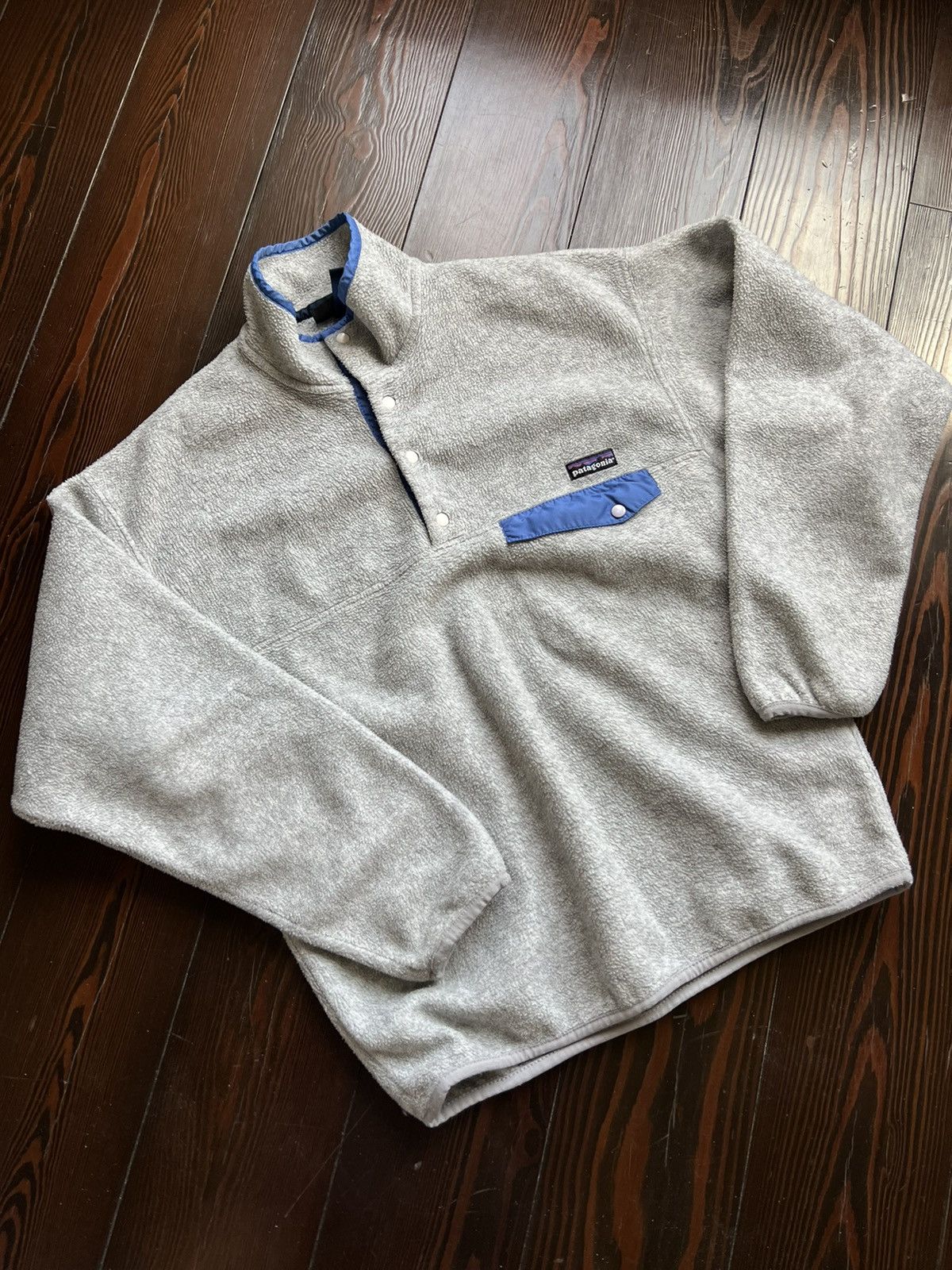 Patagonia Patagonia gray fleece snap-t pullover jacket Size US M / EU 48-50 / 2 - 1 Thumbnail