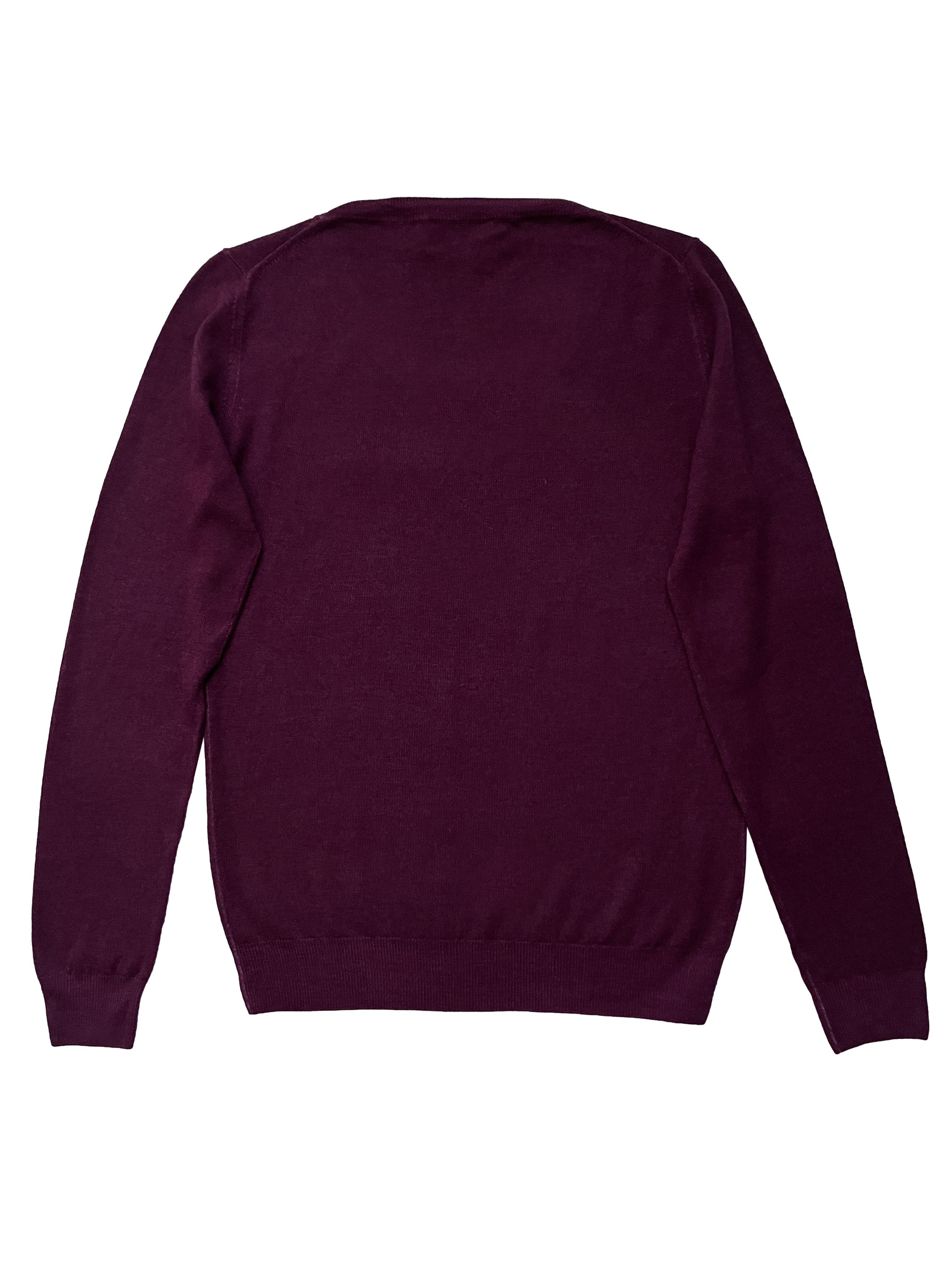 Prada ⚡️QUICK SALE⚡️2015 Prada Purple Knit Round-Neck Sweater Size S / US 4 / IT 40 - 2 Thumbnail