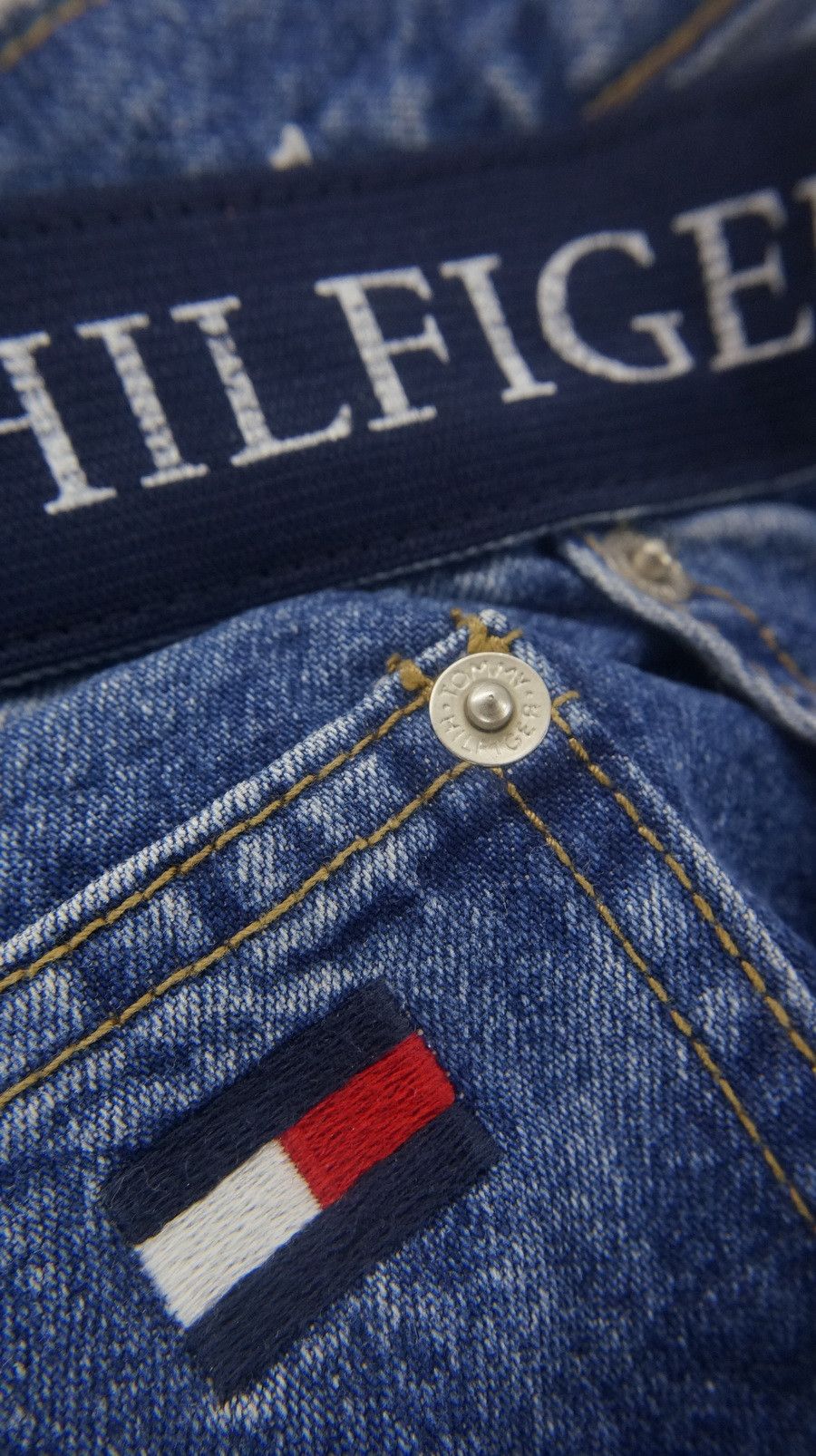 Tommy Hilfiger Rare Vintage 90s Tommy Hilfiger Women's Jeans Size US 30 / EU 46 - 6 Thumbnail
