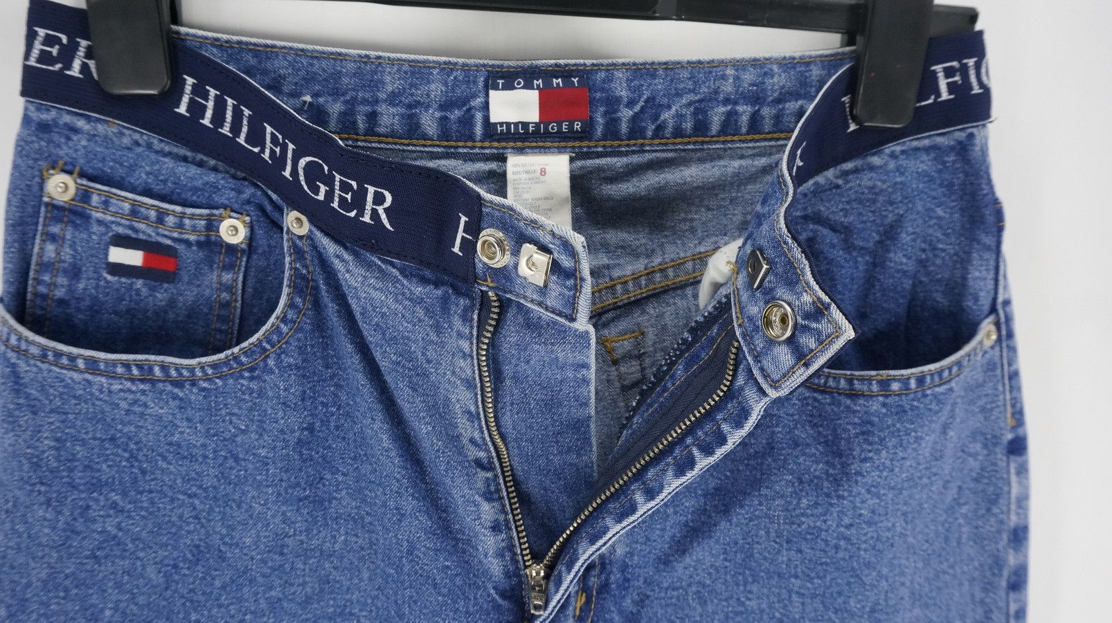 Tommy Hilfiger Rare Vintage 90s Tommy Hilfiger Women's Jeans Size US 30 / EU 46 - 4 Thumbnail