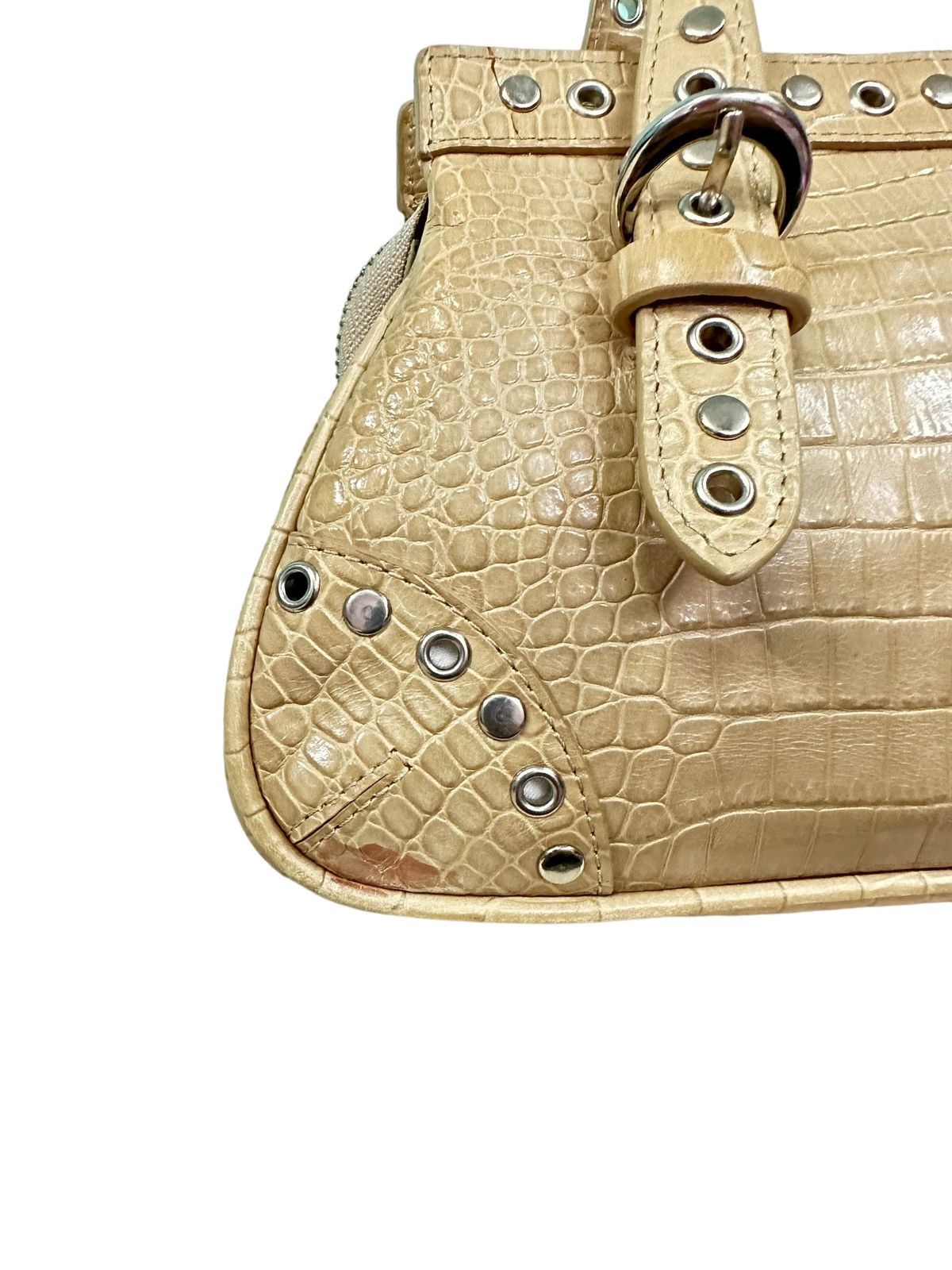Other DESMO LEATHER EMBOSSED CROCDILE STUD HANDBAG Size ONE SIZE - 10 Thumbnail