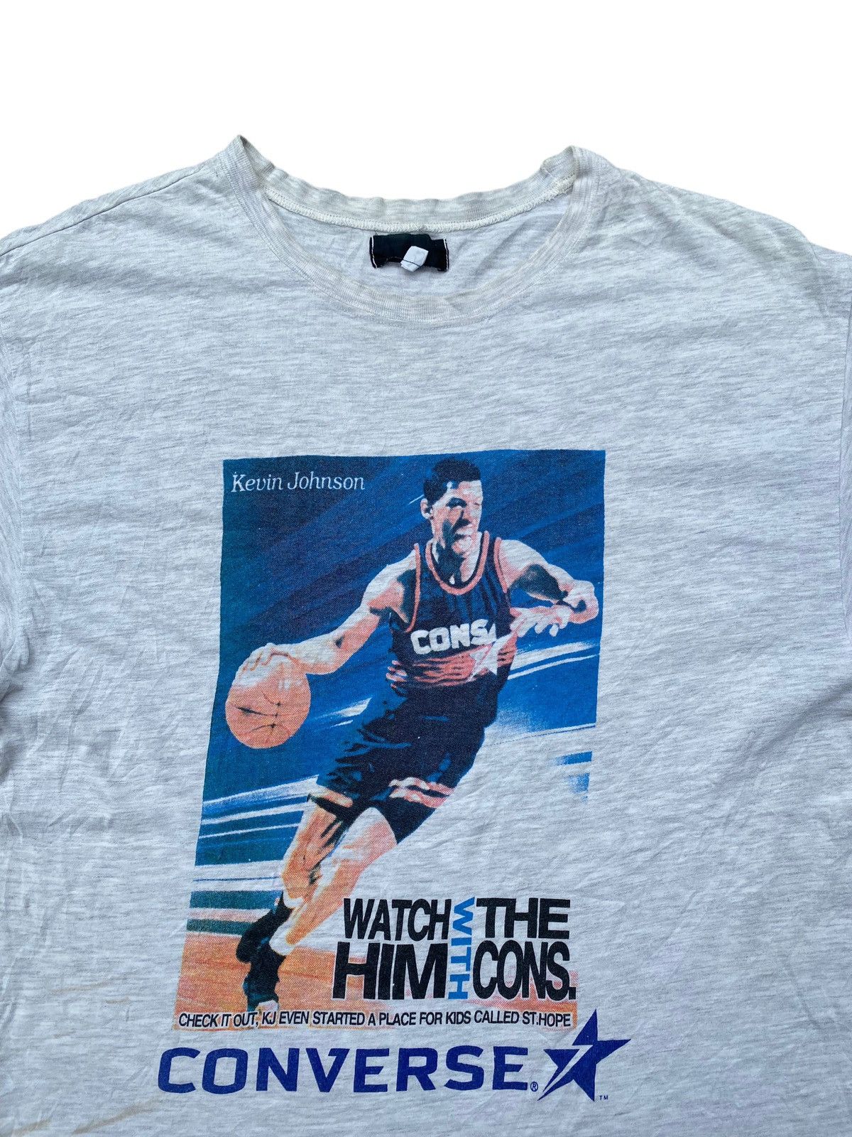 NBA Vintage Kevin Johnson Converse Shirt. #A8 Size US L / EU 52-54 / 3 - 2 Thumbnail