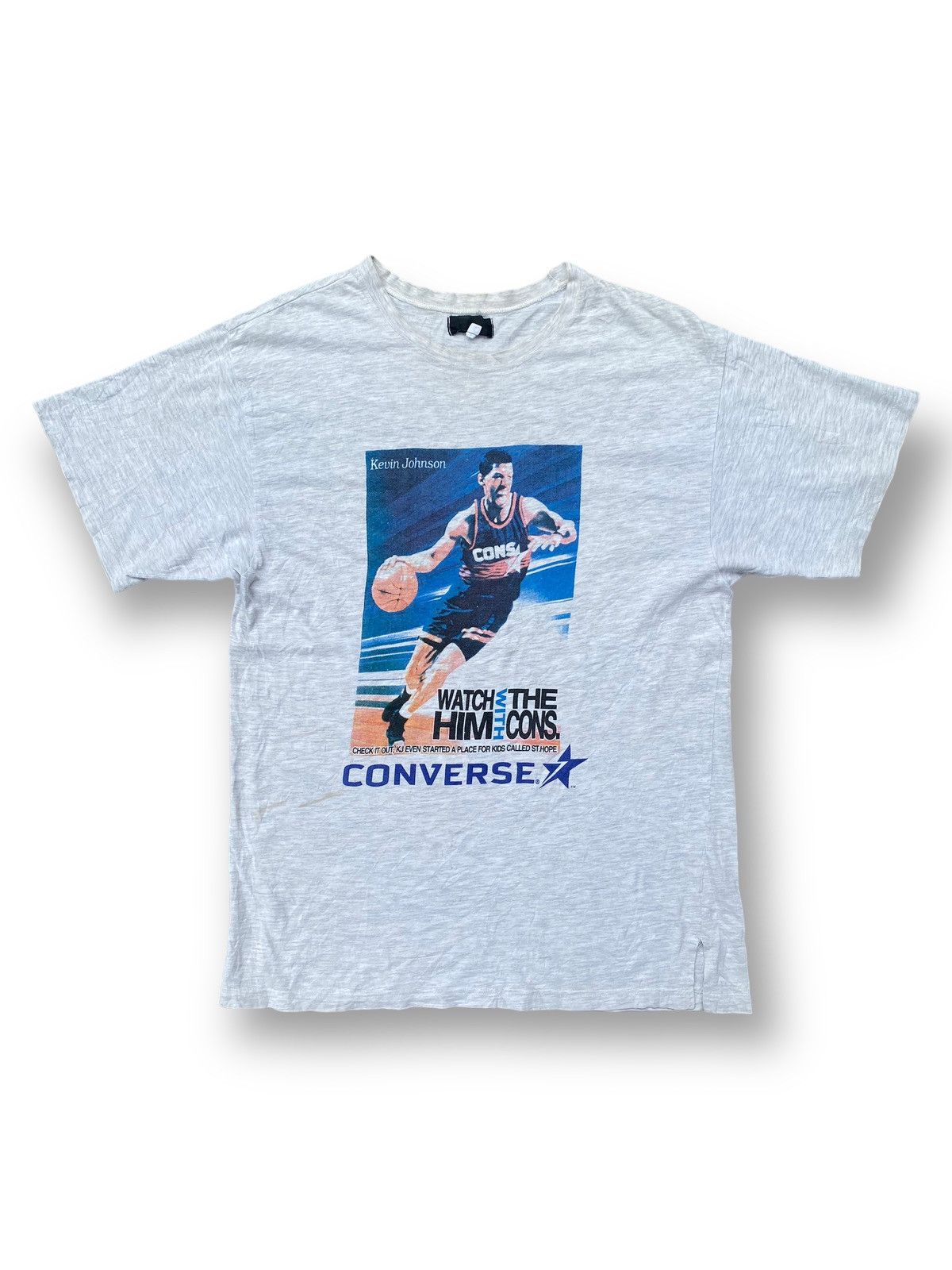 NBA Vintage Kevin Johnson Converse Shirt. #A8 Size US L / EU 52-54 / 3 - 1 Thumbnail