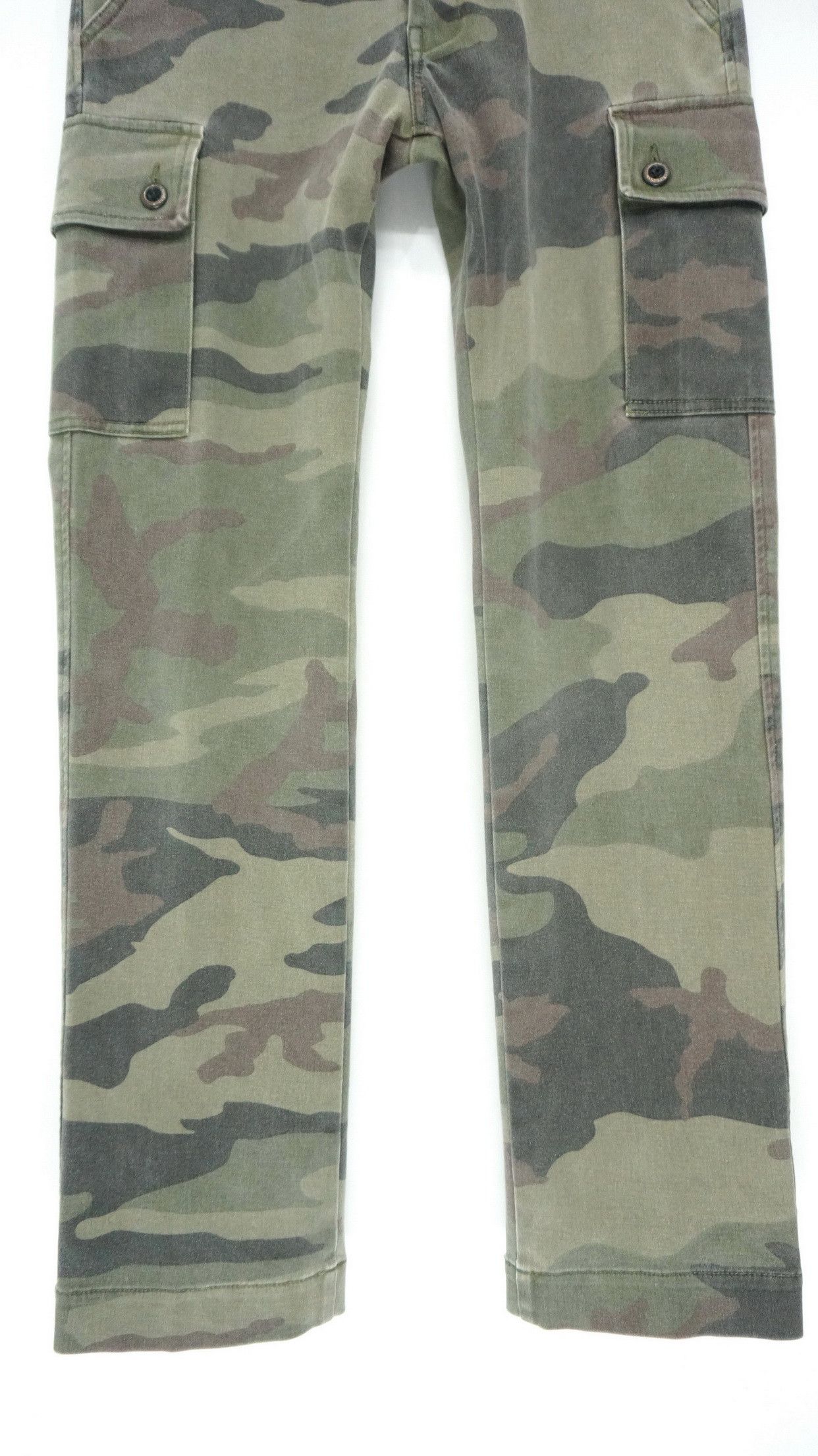 Japanese Brand Vtg Japan BACK NUMBER Dusty Faded Camo Insulated Slim Cargo Size US 29 - 6 Thumbnail