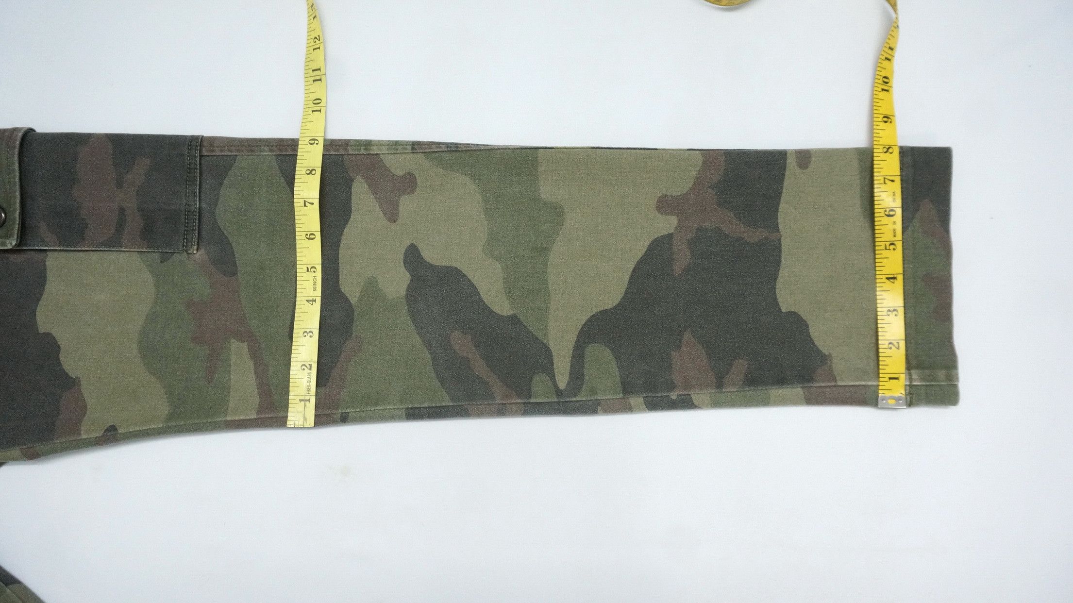 Japanese Brand Vtg Japan BACK NUMBER Dusty Faded Camo Insulated Slim Cargo Size US 29 - 14 Thumbnail