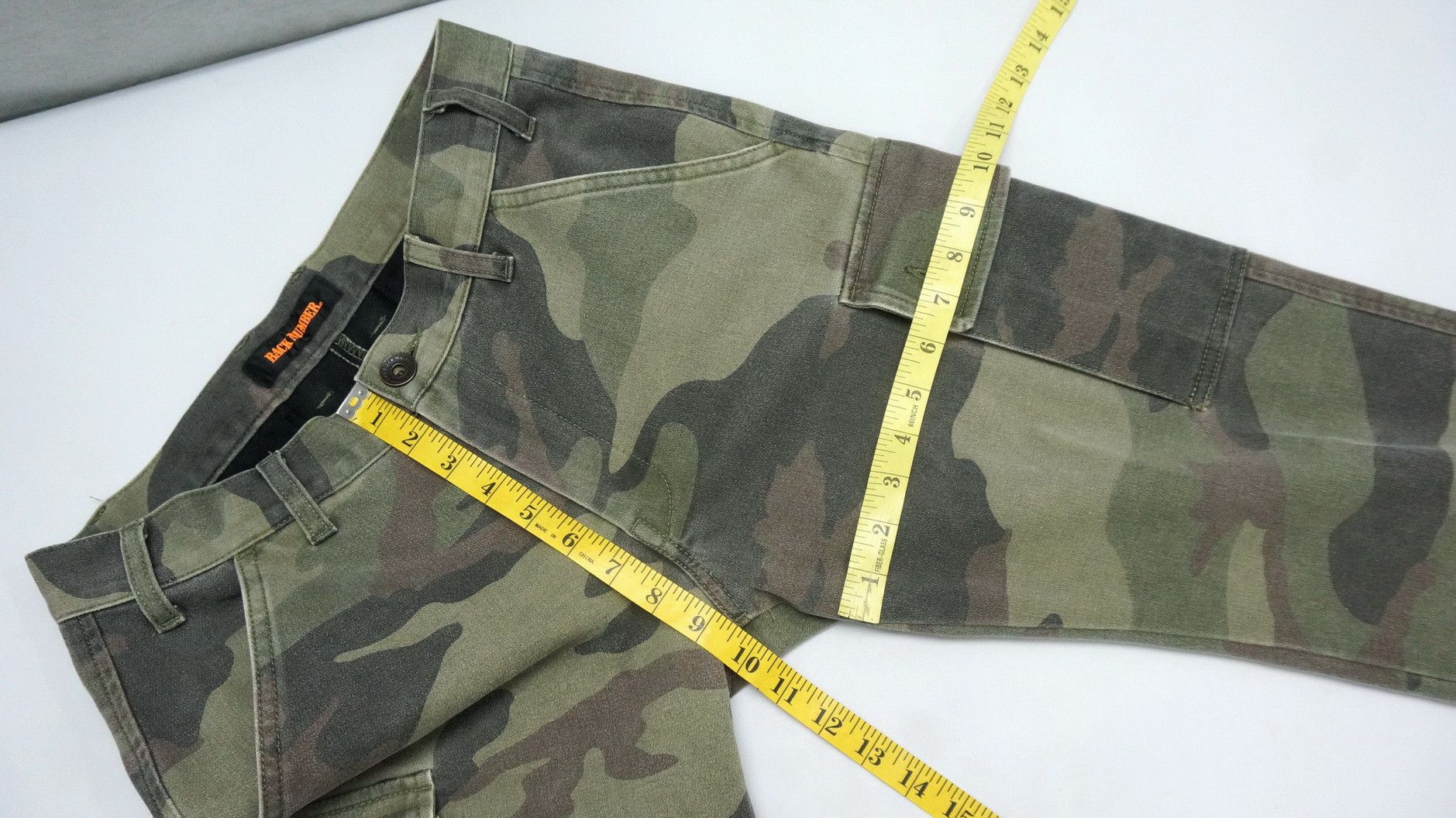 Japanese Brand Vtg Japan BACK NUMBER Dusty Faded Camo Insulated Slim Cargo Size US 29 - 12 Thumbnail