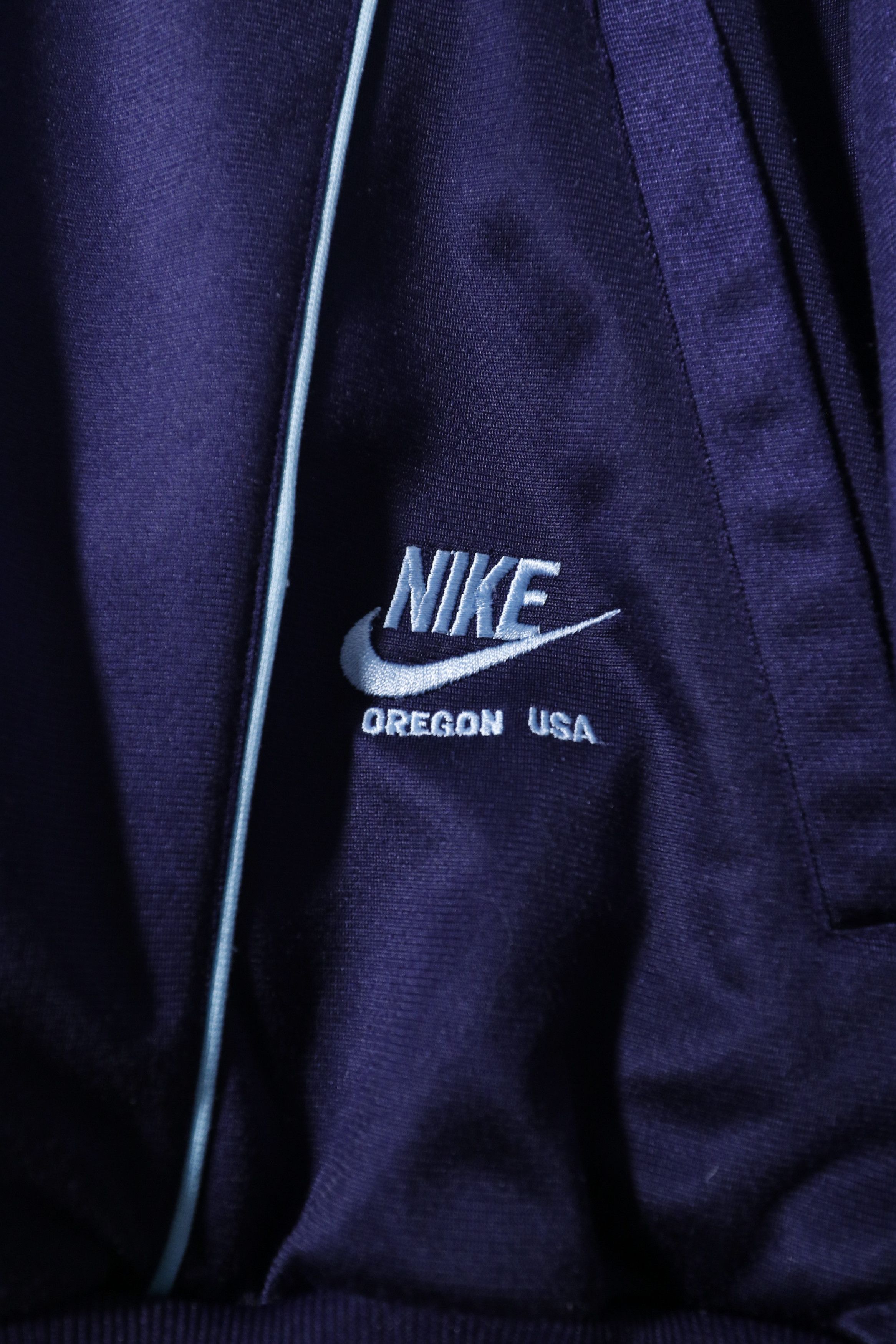 Nike × Vintage Vintage Nike Navy 80s Oregon USA Sport Track Suit Size US M / EU 48-50 / 2 - 4 Thumbnail