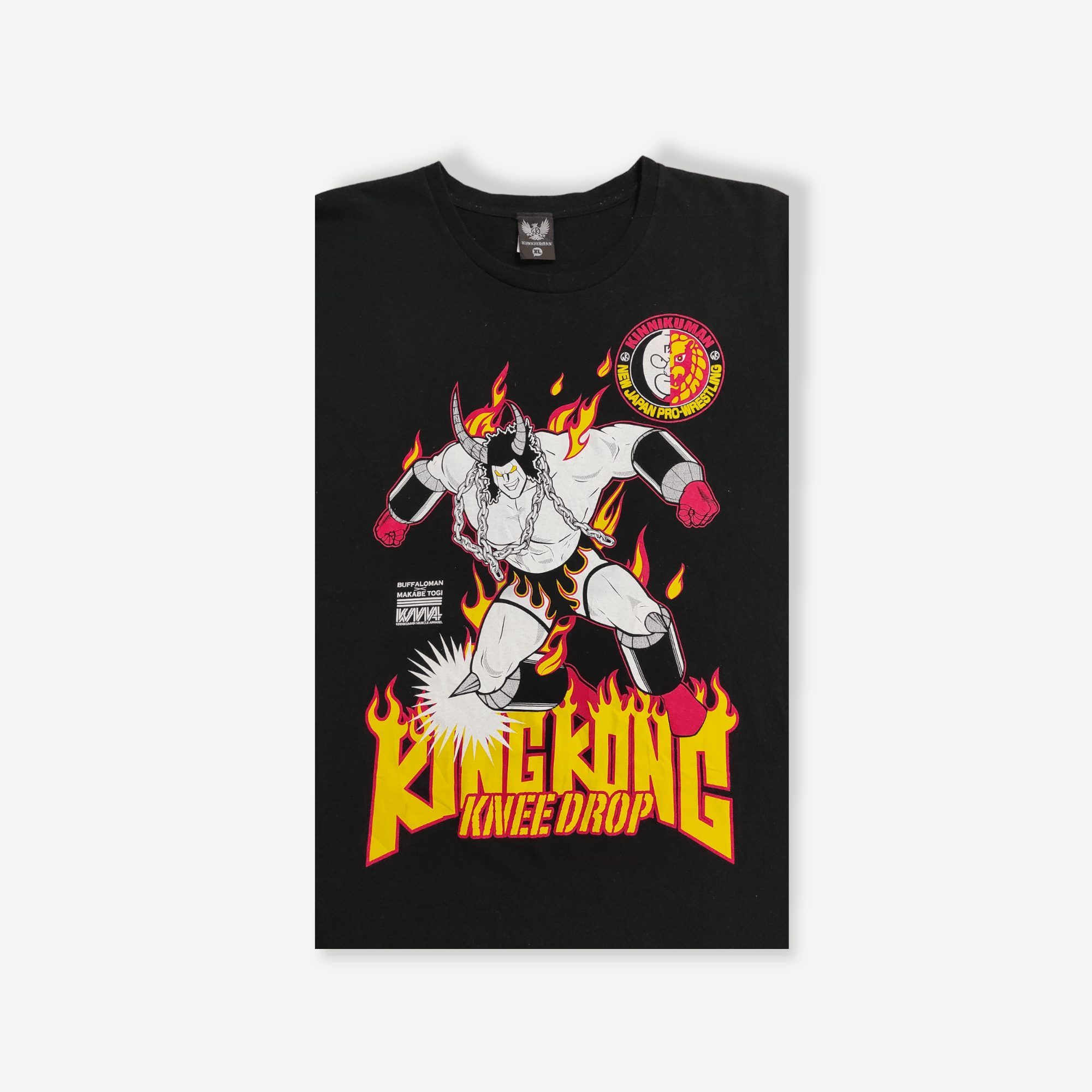 Anime BUFFALO MAN x MAKABE TOGI NJPW KINNIKUMAN Size US XL / EU 56 / 4 - 11 Thumbnail