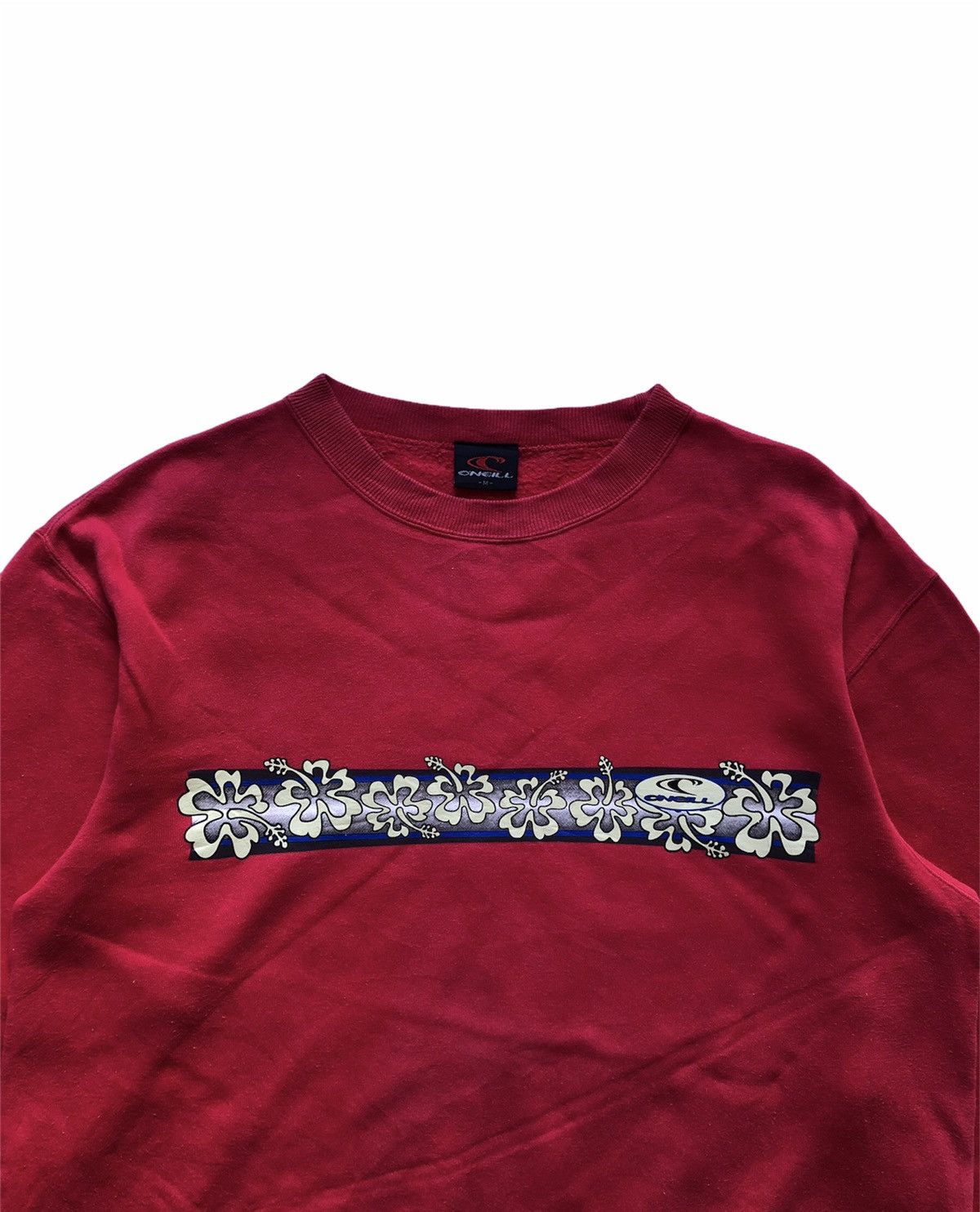 O'Neill × Vintage Vintage 90s O’Neill Crewneck Sweatshirt Size US L / EU 52-54 / 3 - 2 Thumbnail