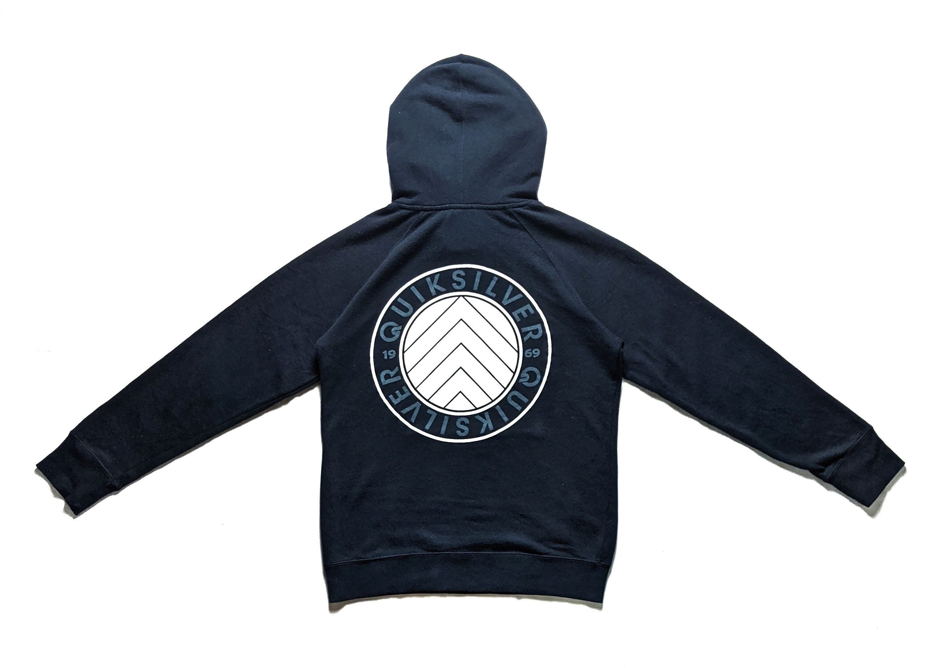 Quiksilver × Vintage Quiksilver Big Back Logo Nice Design Hoodie Size US S / EU 44-46 / 1 - 1 Thumbnail