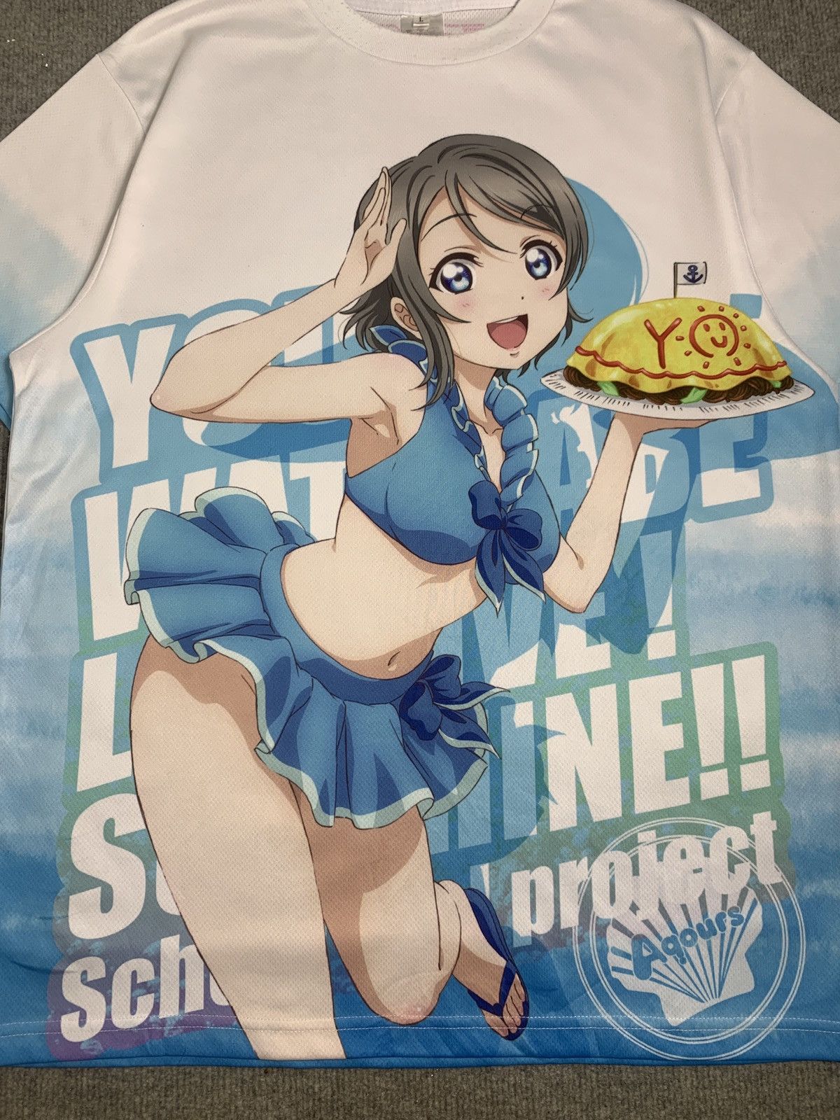 Anime × Vintage Vintage School Idol Project Full Image T Shirt Size US L / EU 52-54 / 3 - 4 Thumbnail