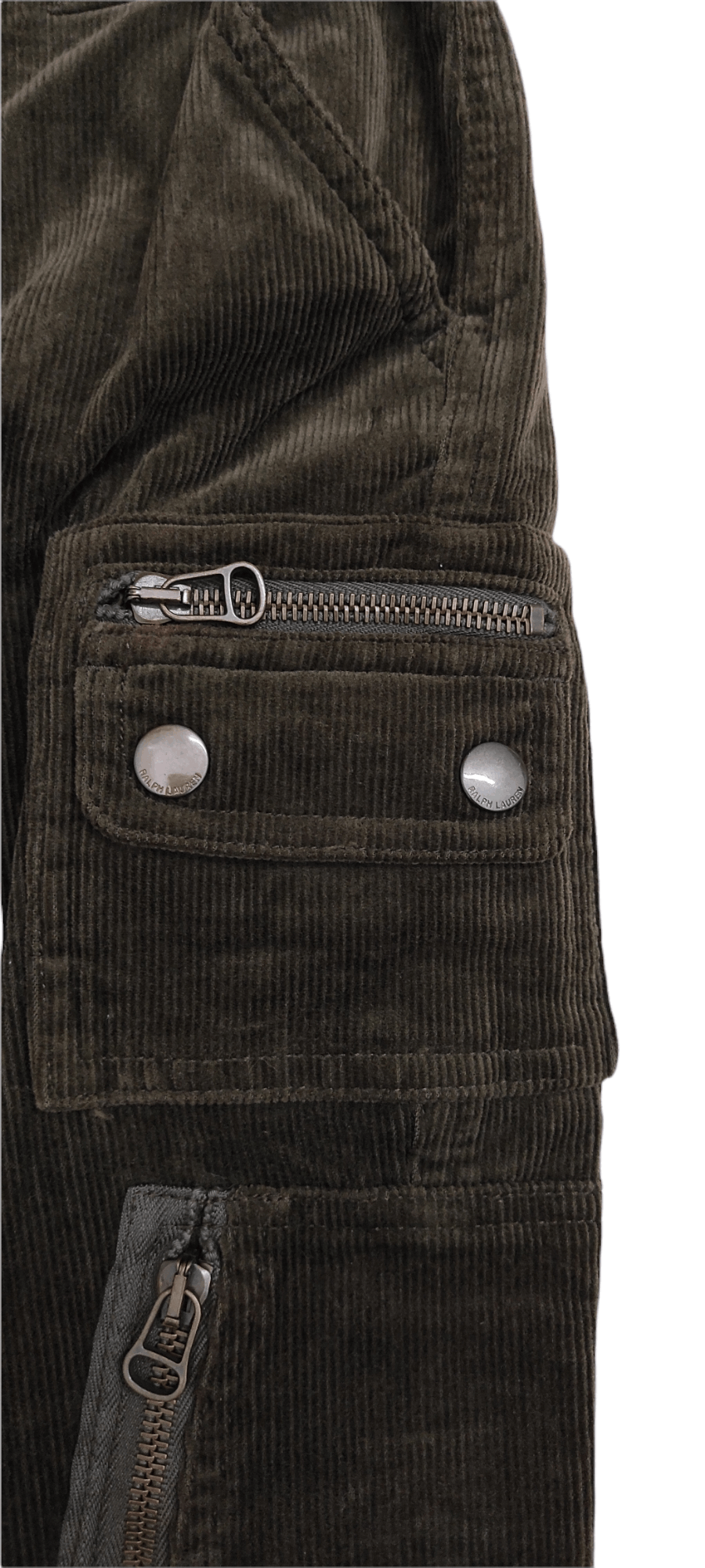 Ralph Lauren Purple Label Tactical Parachute multi pocket Velour jeans Size 30" / US 8 / IT 44 - 13 Thumbnail