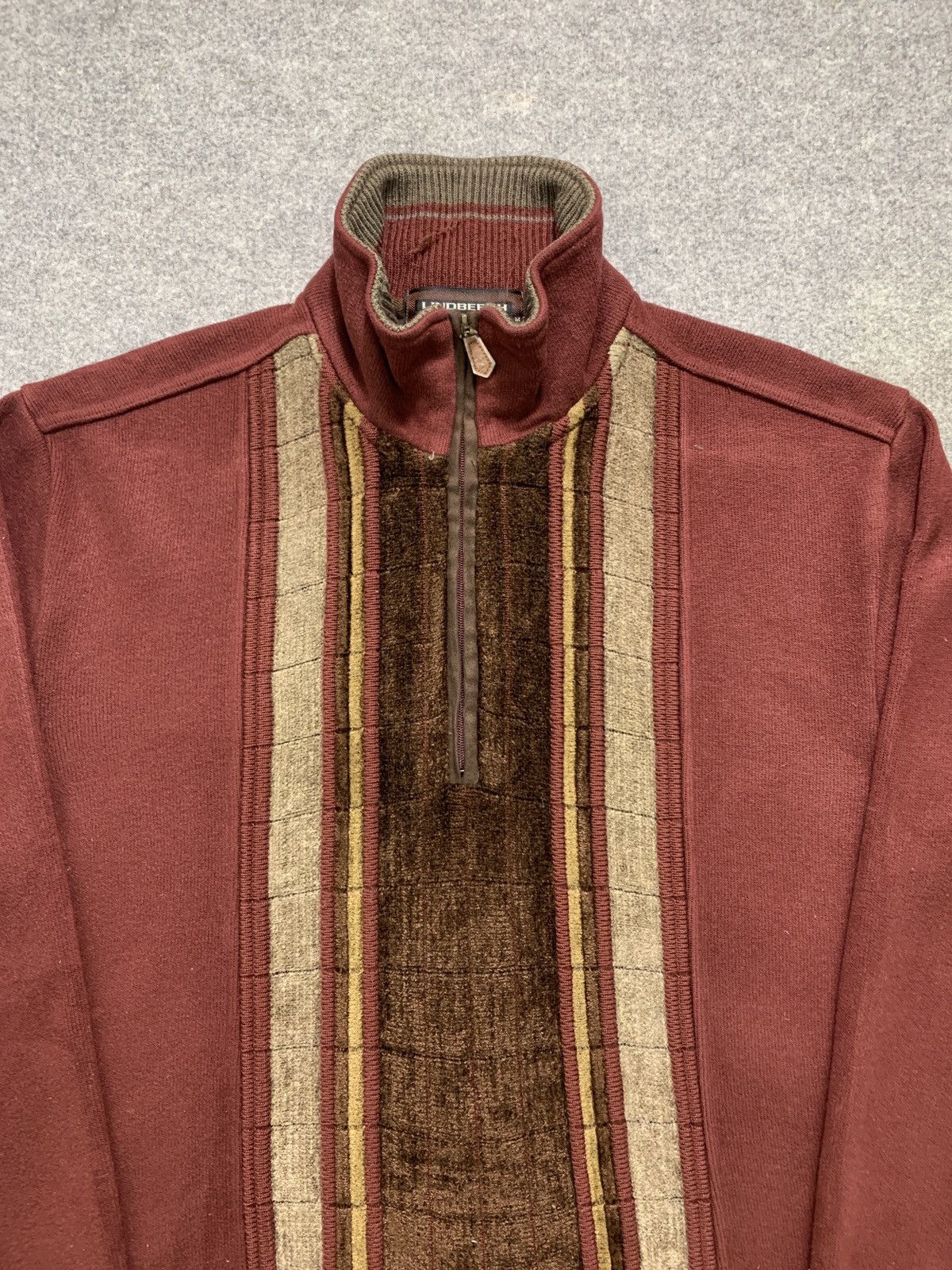Bicycle × Lindbergh × Vintage Vintage 90s Lindbergh Zipper Sweatshirt Size US M / EU 48-50 / 2 - 3 Thumbnail