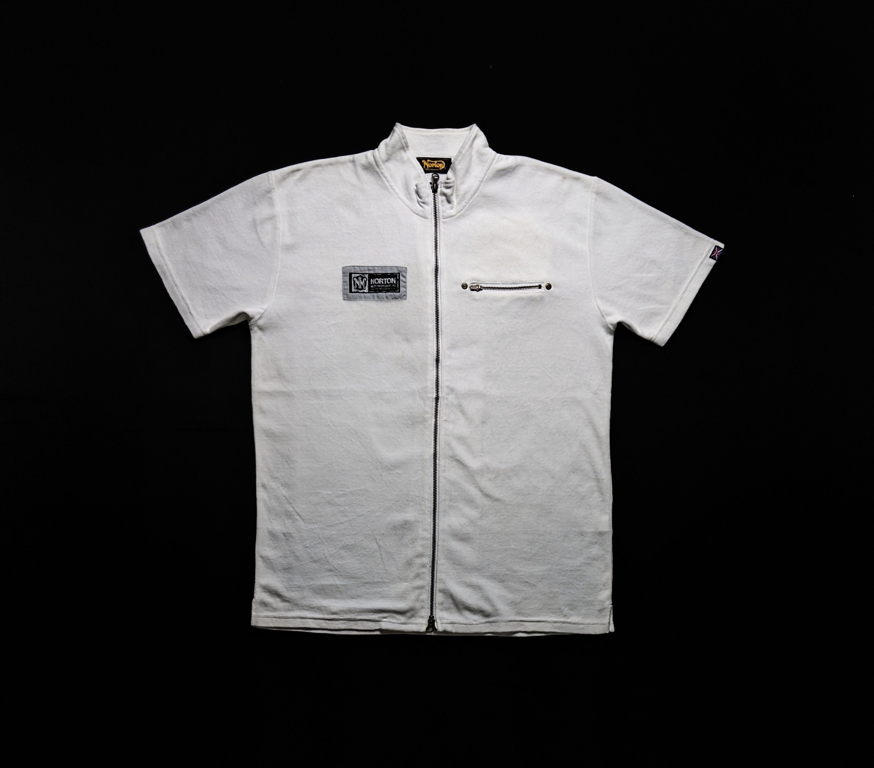 Norton × Vintage Vintage Norton Motorcycle Zipper Shirt Size US L / EU 52-54 / 3 - 1 Thumbnail