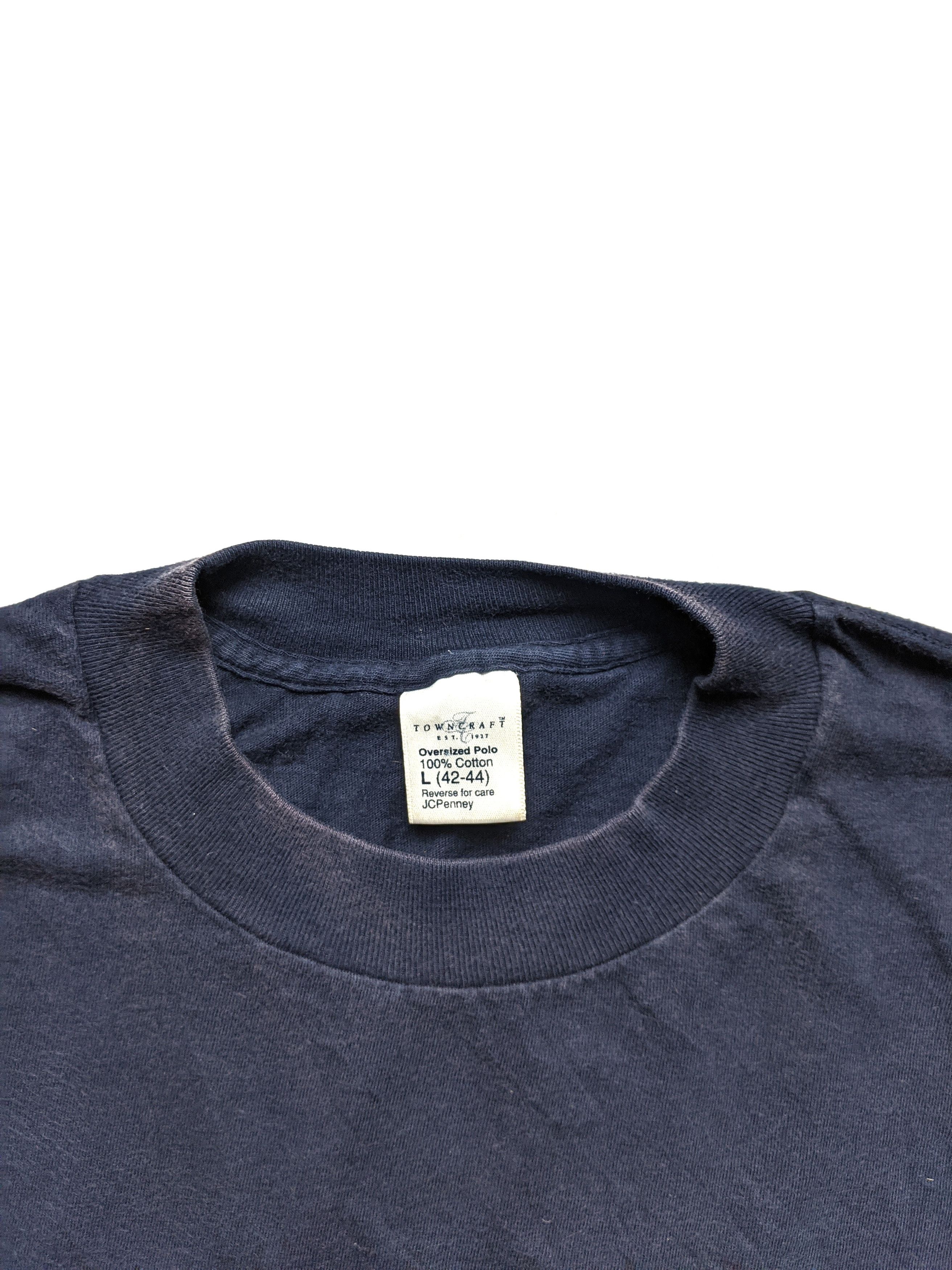 JCPenney × Vintage Vintage 80's Plain JC Penney Long Sleeve Pocket T Shirt Size US L / EU 52-54 / 3 - 2 Thumbnail