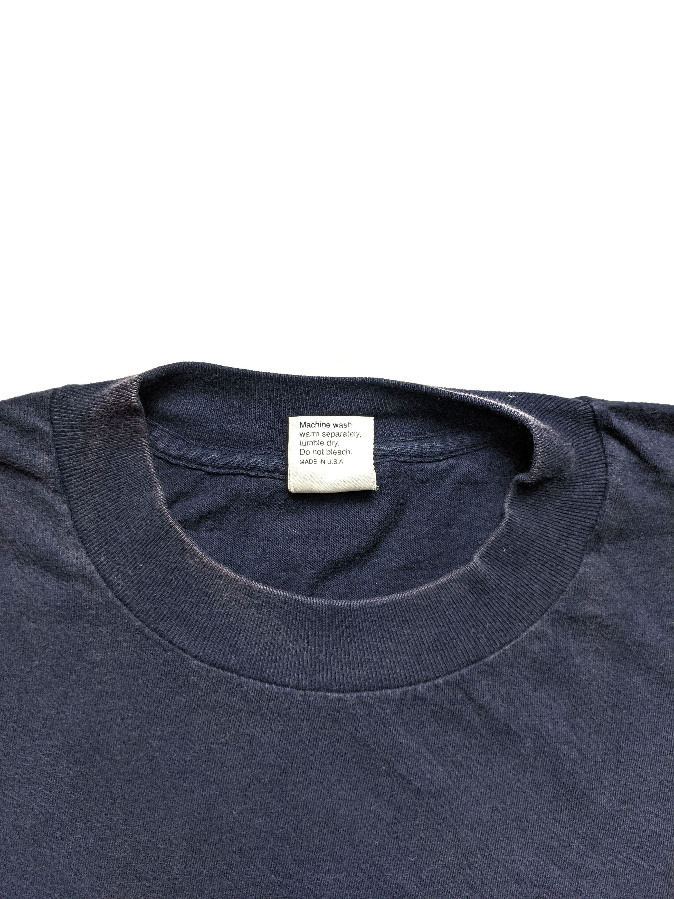 JCPenney × Vintage Vintage 80's Plain JC Penney Long Sleeve Pocket T Shirt Size US L / EU 52-54 / 3 - 4 Thumbnail