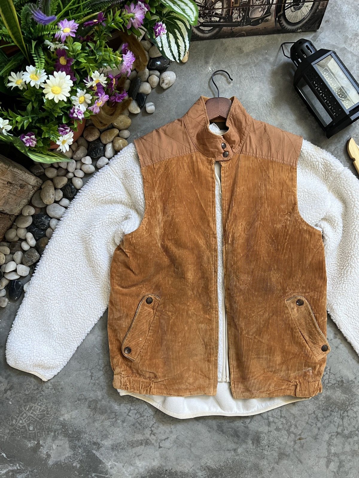 RENOWN × Vintage 🔥 VINTAGE 🔥 Renown Simple Life Corduroy Vest Size US S / EU 44-46 / 1 - 4 Thumbnail