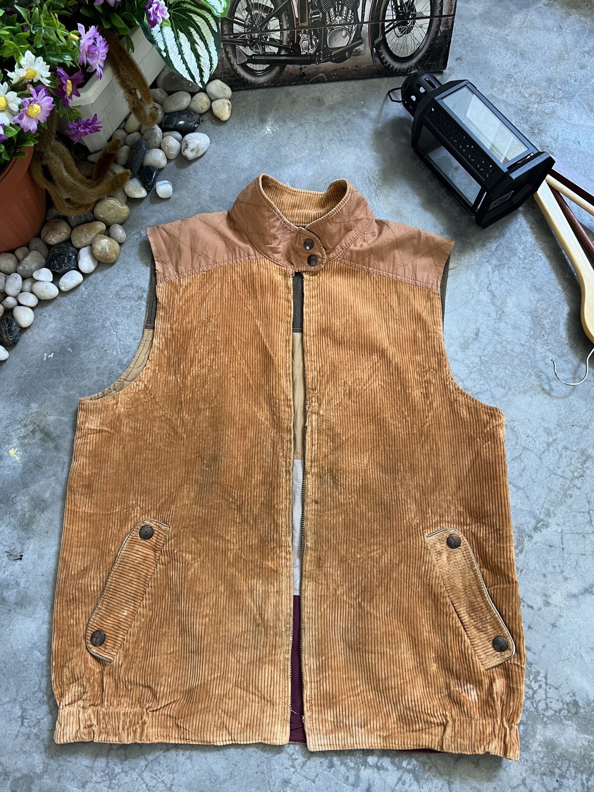 RENOWN × Vintage 🔥 VINTAGE 🔥 Renown Simple Life Corduroy Vest Size US S / EU 44-46 / 1 - 14 Thumbnail