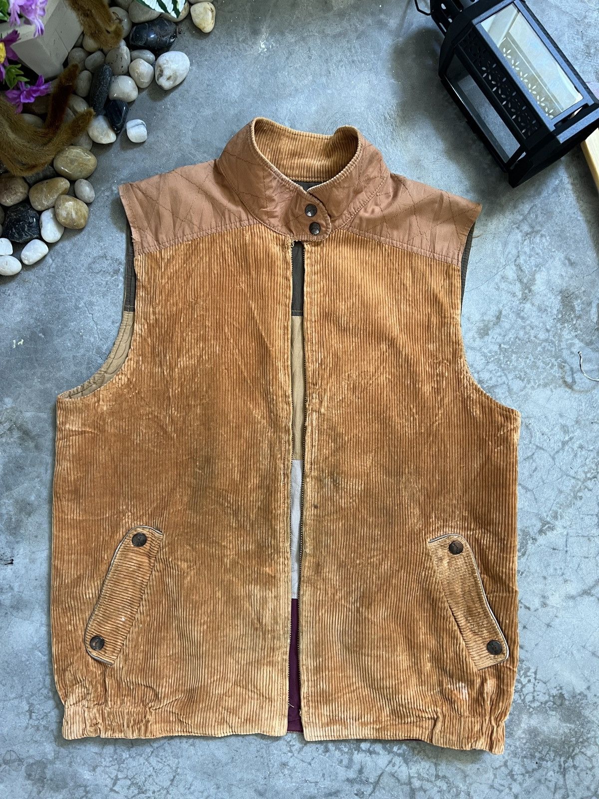 RENOWN × Vintage 🔥 VINTAGE 🔥 Renown Simple Life Corduroy Vest Size US S / EU 44-46 / 1 - 13 Thumbnail