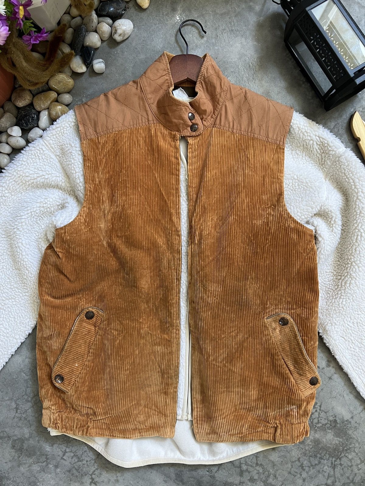 RENOWN × Vintage 🔥 VINTAGE 🔥 Renown Simple Life Corduroy Vest Size US S / EU 44-46 / 1 - 3 Thumbnail