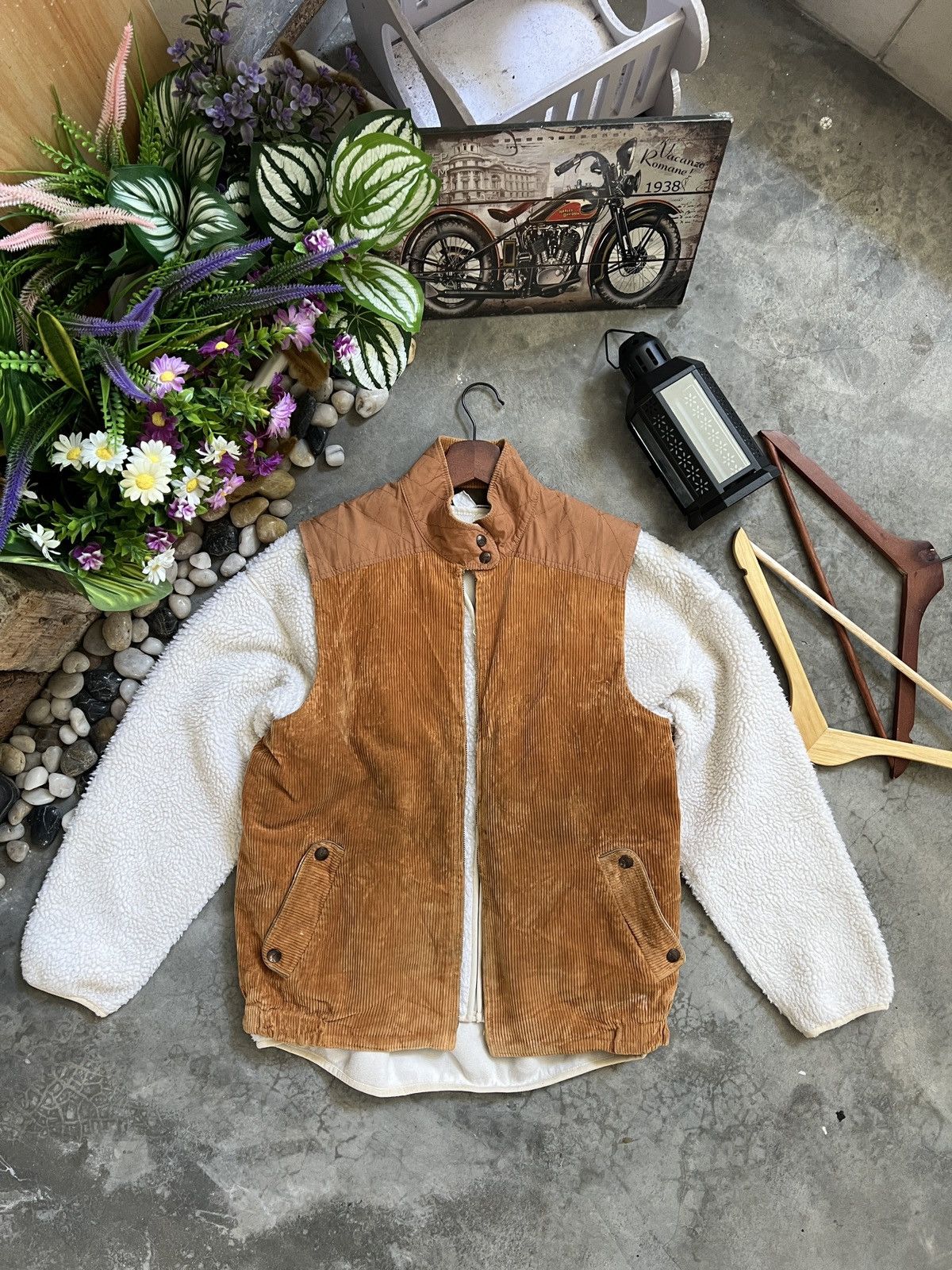 RENOWN × Vintage 🔥 VINTAGE 🔥 Renown Simple Life Corduroy Vest Size US S / EU 44-46 / 1 - 2 Thumbnail