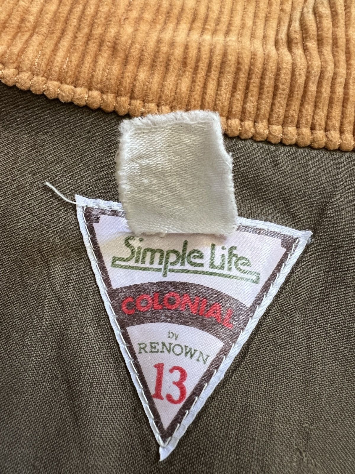 RENOWN × Vintage 🔥 VINTAGE 🔥 Renown Simple Life Corduroy Vest Size US S / EU 44-46 / 1 - 18 Thumbnail