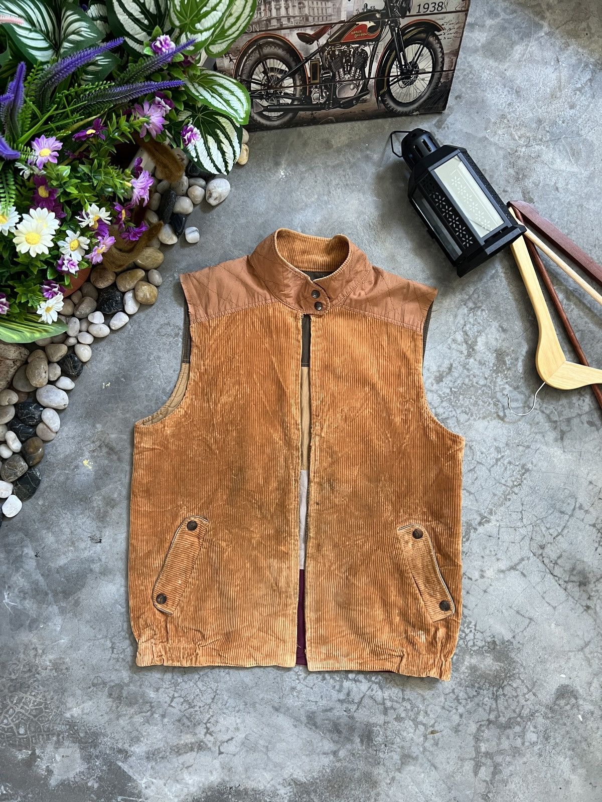 RENOWN × Vintage 🔥 VINTAGE 🔥 Renown Simple Life Corduroy Vest Size US S / EU 44-46 / 1 - 12 Thumbnail