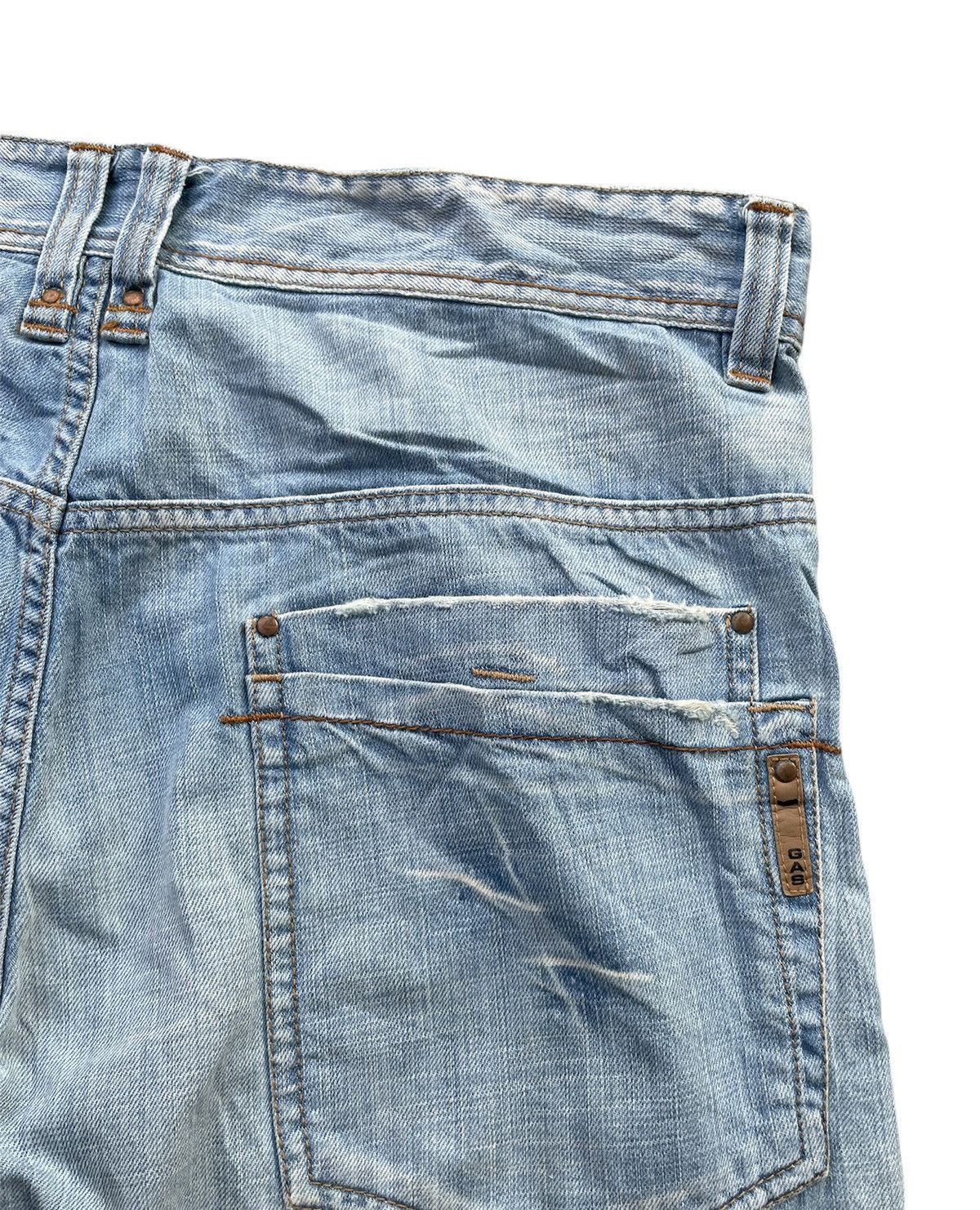 GAS Gas Jeans Vintage Aging Faded Wash Denim Size US 36 / EU 52 - 10 Thumbnail