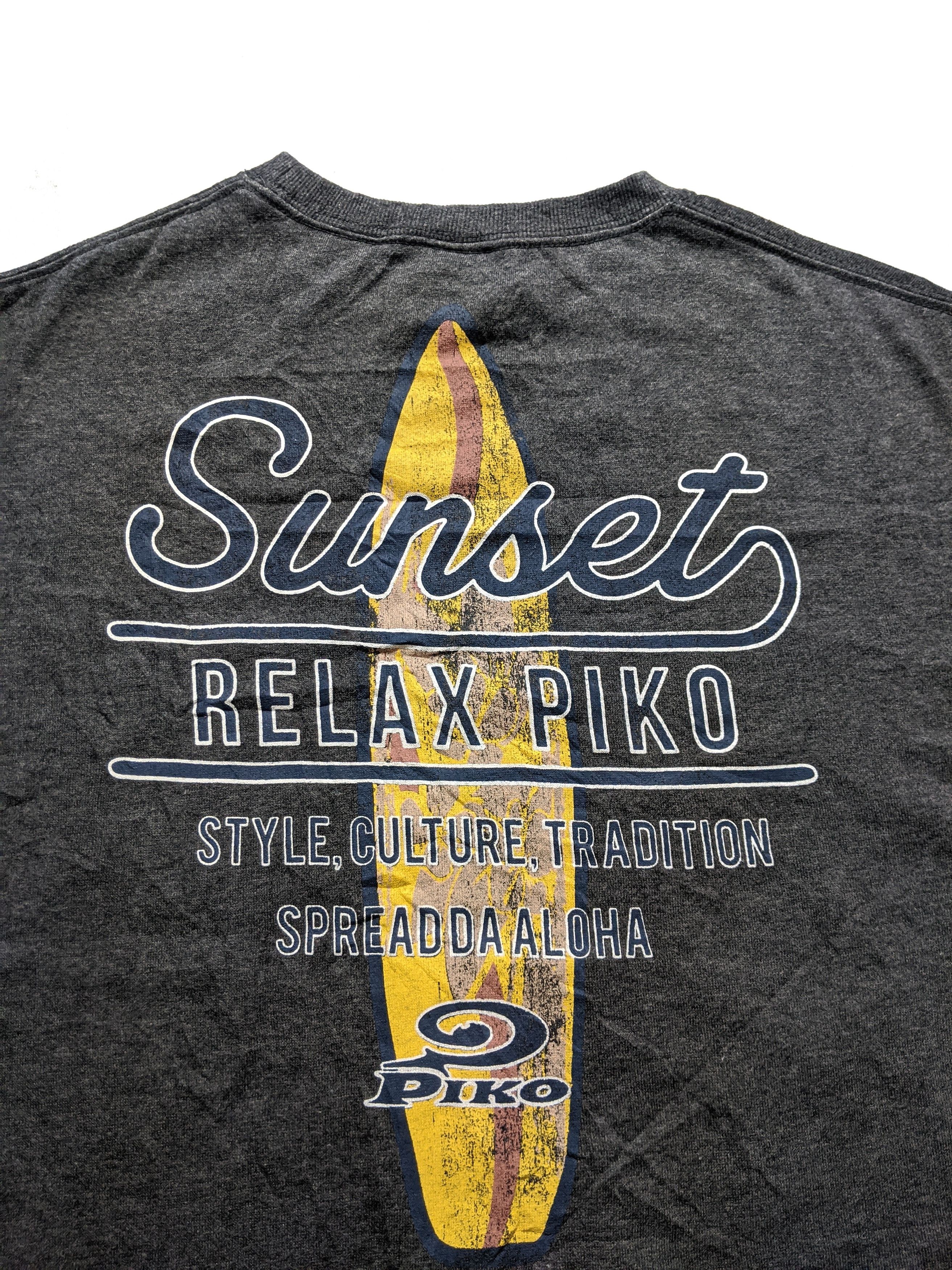 Japanese Brand Vintage Piko Hawaii Surf Style Nice Design Sweatshirt Size US S / EU 44-46 / 1 - 8 Thumbnail