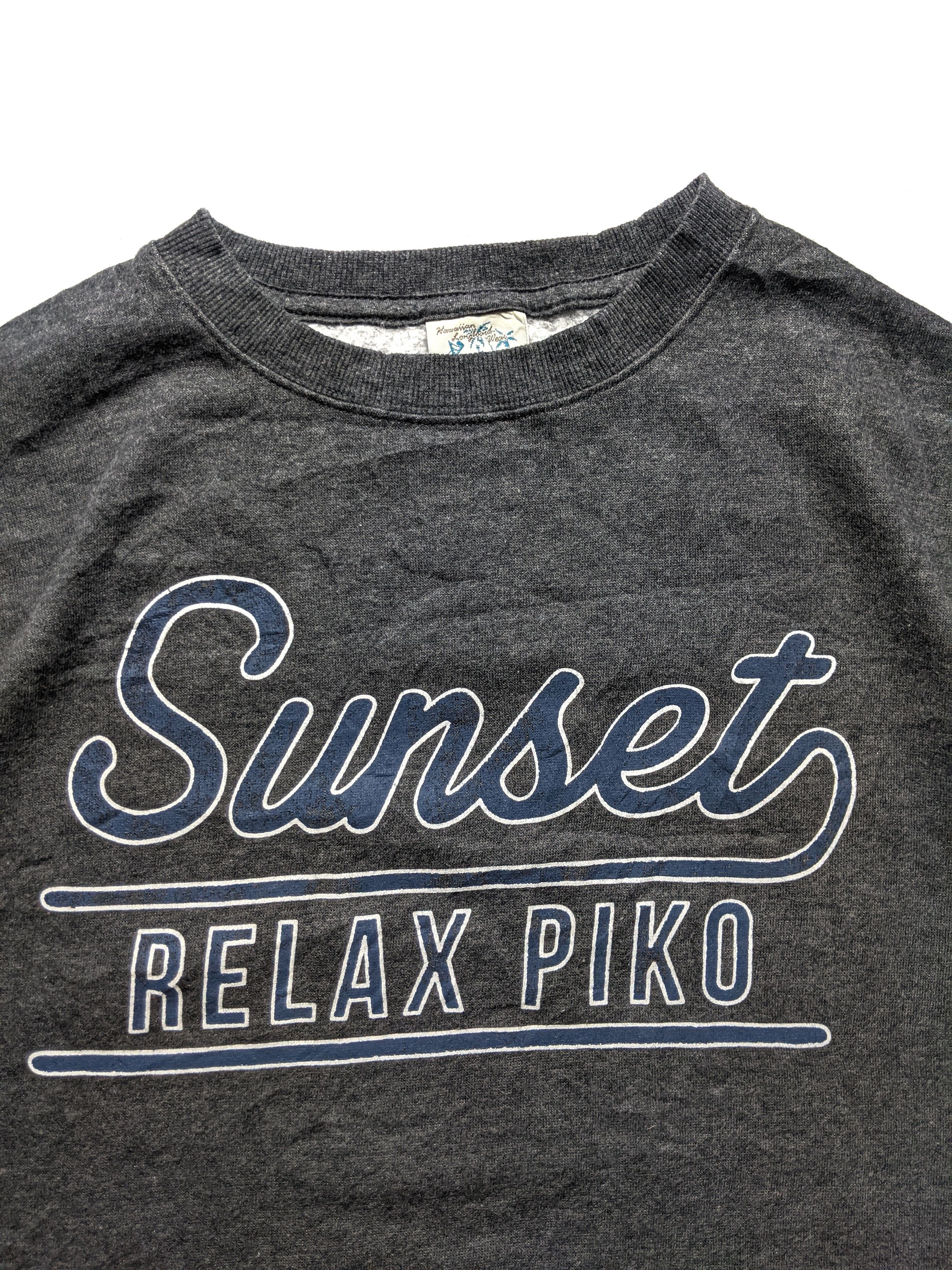 Japanese Brand Vintage Piko Hawaii Surf Style Nice Design Sweatshirt Size US S / EU 44-46 / 1 - 2 Thumbnail