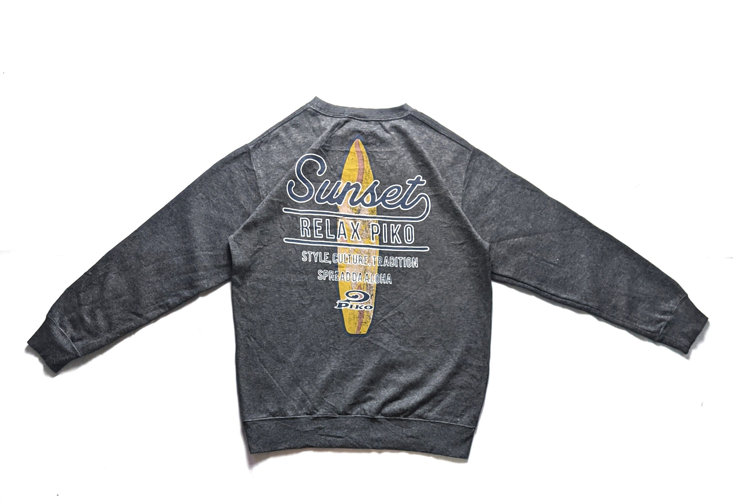 Japanese Brand Vintage Piko Hawaii Surf Style Nice Design Sweatshirt Size US S / EU 44-46 / 1 - 7 Thumbnail