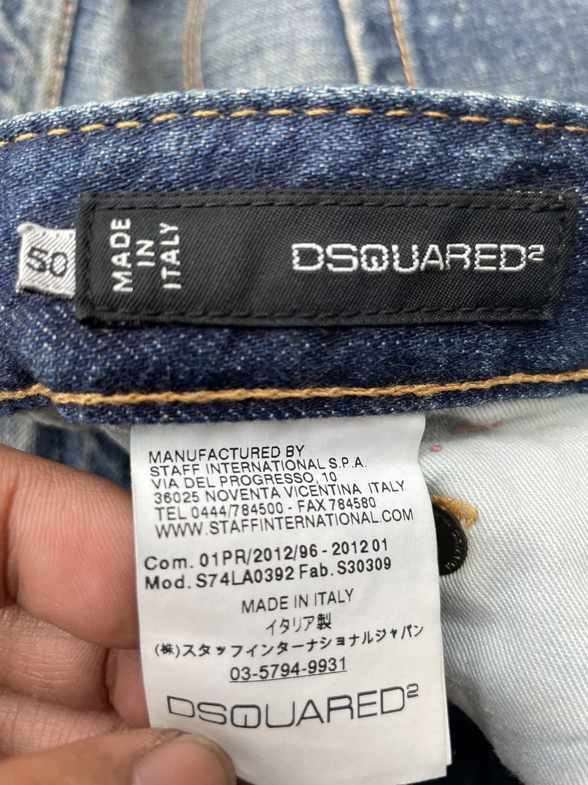 Dsquared2 Dsquared2 Aging Custom Denim Size US 36 / EU 52 - 14 Thumbnail